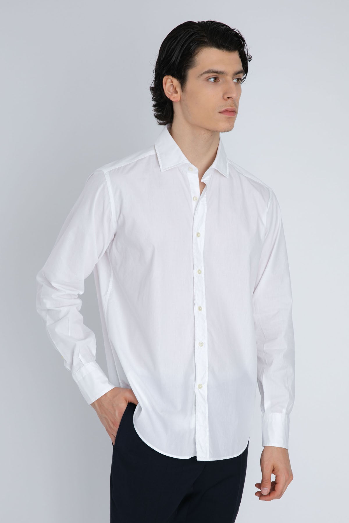 Tintoria Mattei Klasik Yaka Gömlek-Libas Trendy Fashion Store