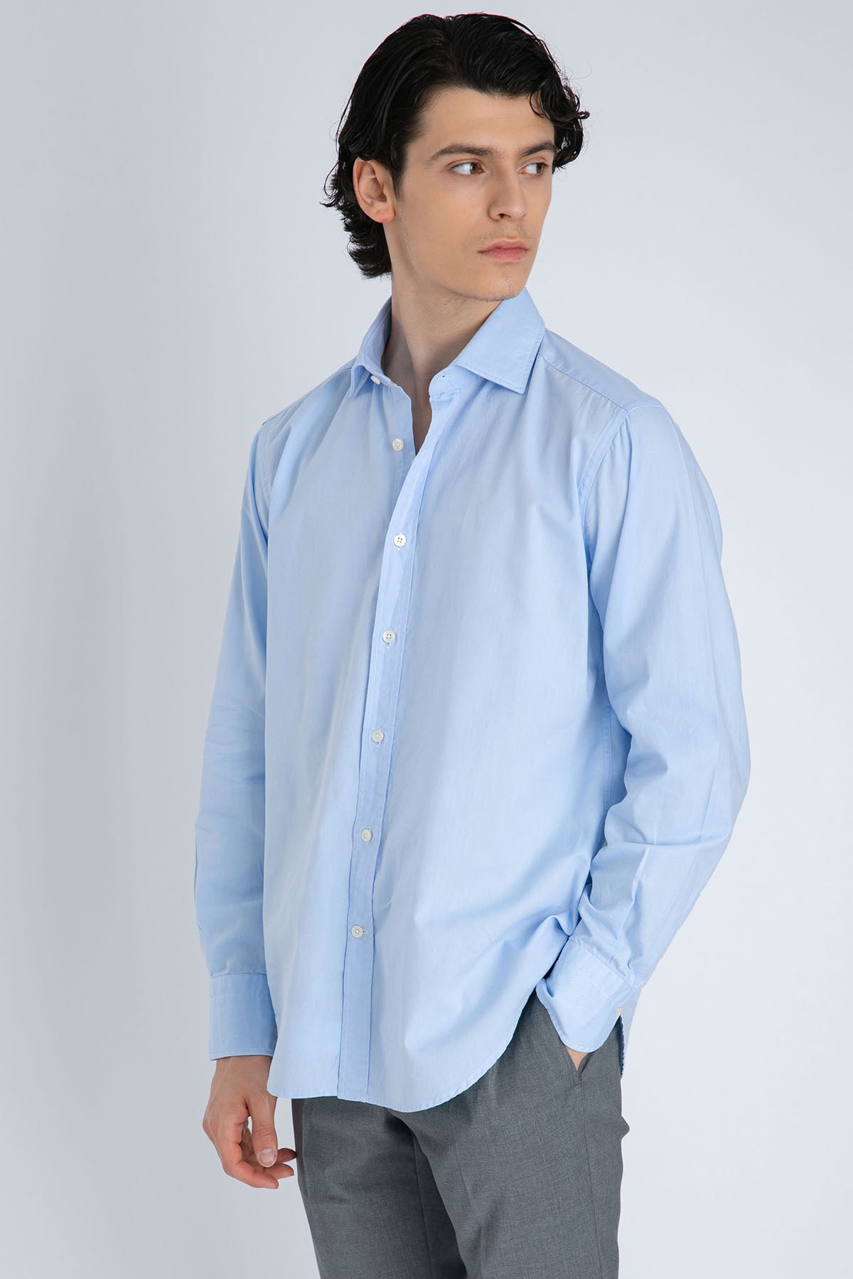 Tintoria Mattei Klasik Yaka Gömlek-Libas Trendy Fashion Store