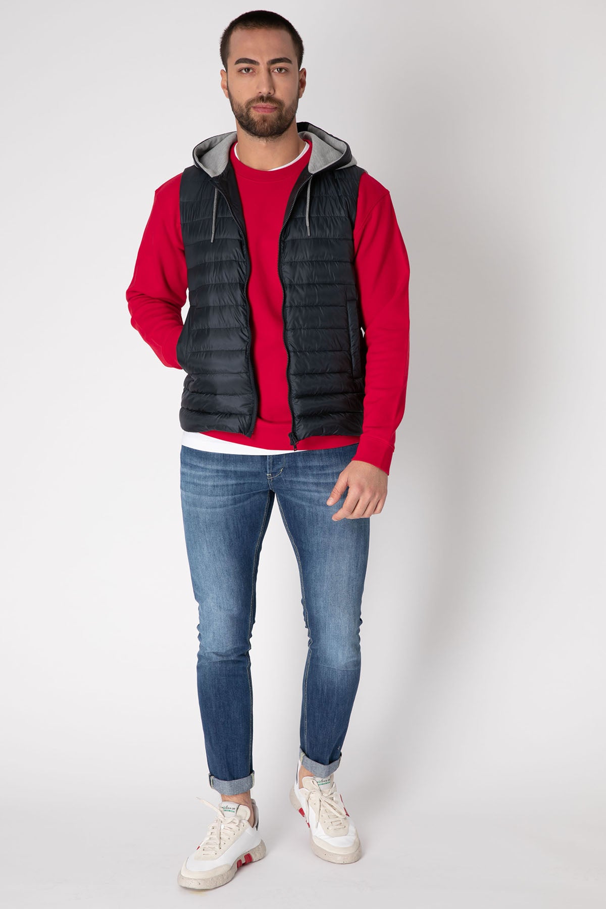 Herno Kapüşonlu Puffer Yelek-Libas Trendy Fashion Store