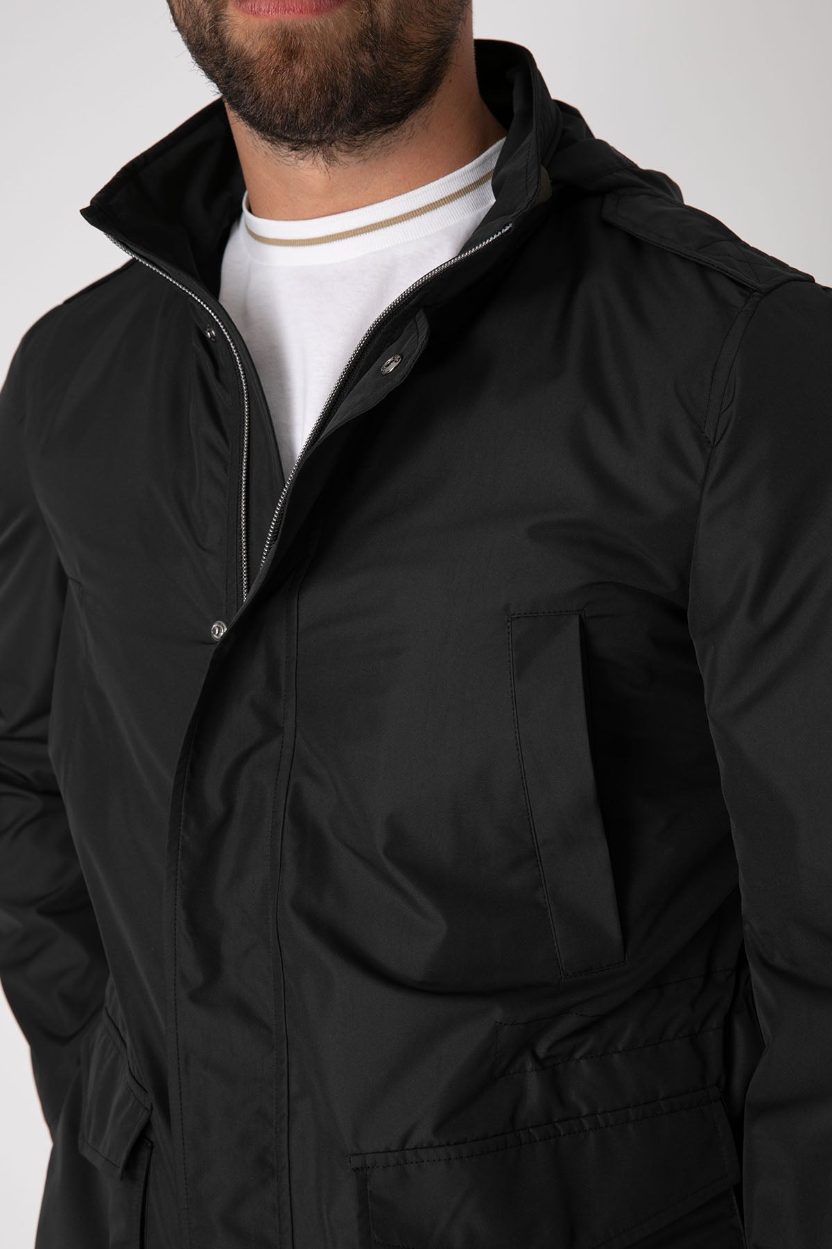 Herno Regular Fit Dik Yaka Mont-Libas Trendy Fashion Store