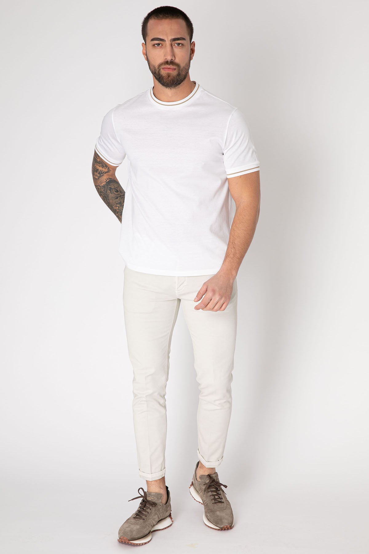 Herno Regular Fit Yuvarlak Yaka T-shirt-Libas Trendy Fashion Store