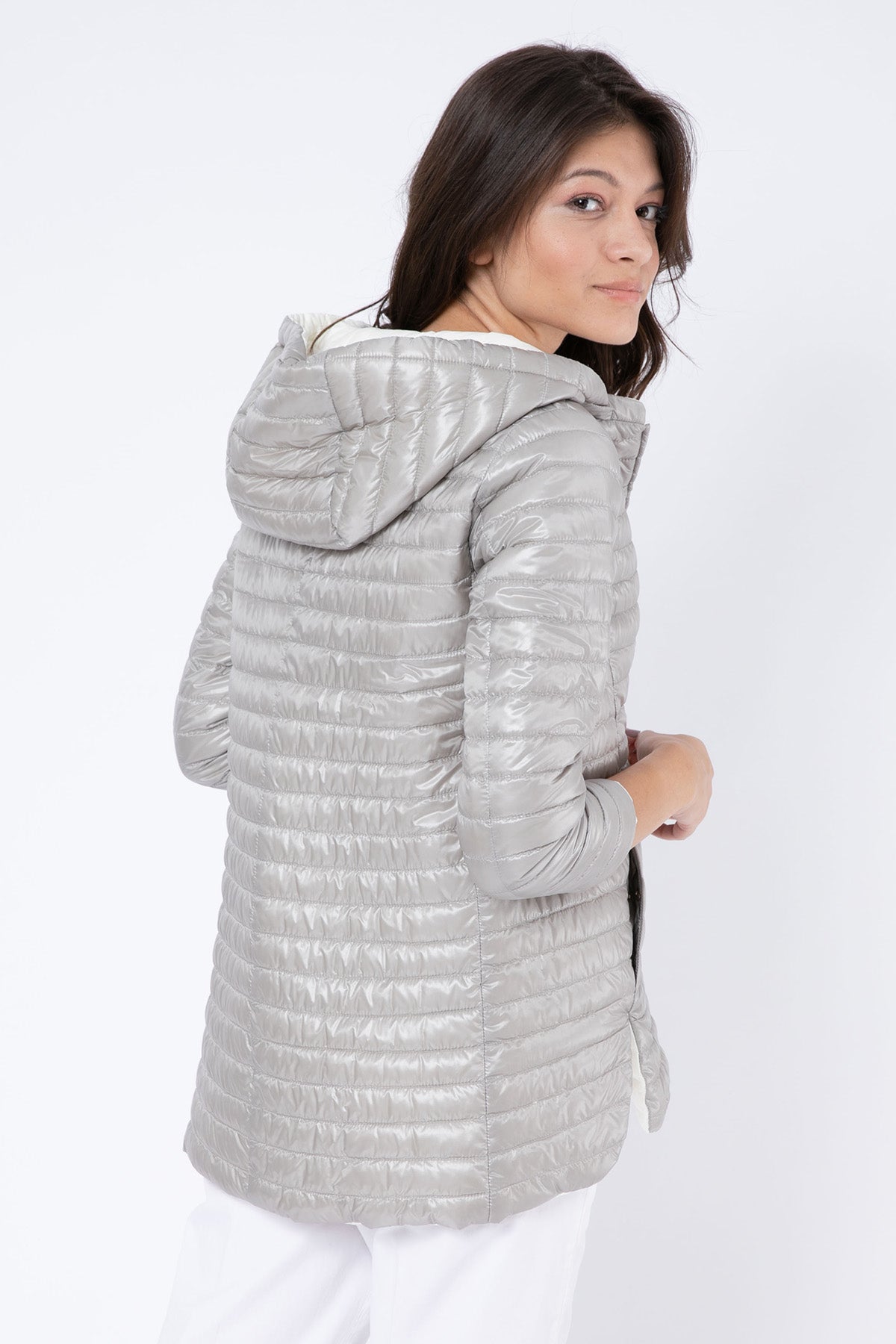 Herno Dolgulu Kapüşonlu Çift Taraflı Mont-Libas Trendy Fashion Store