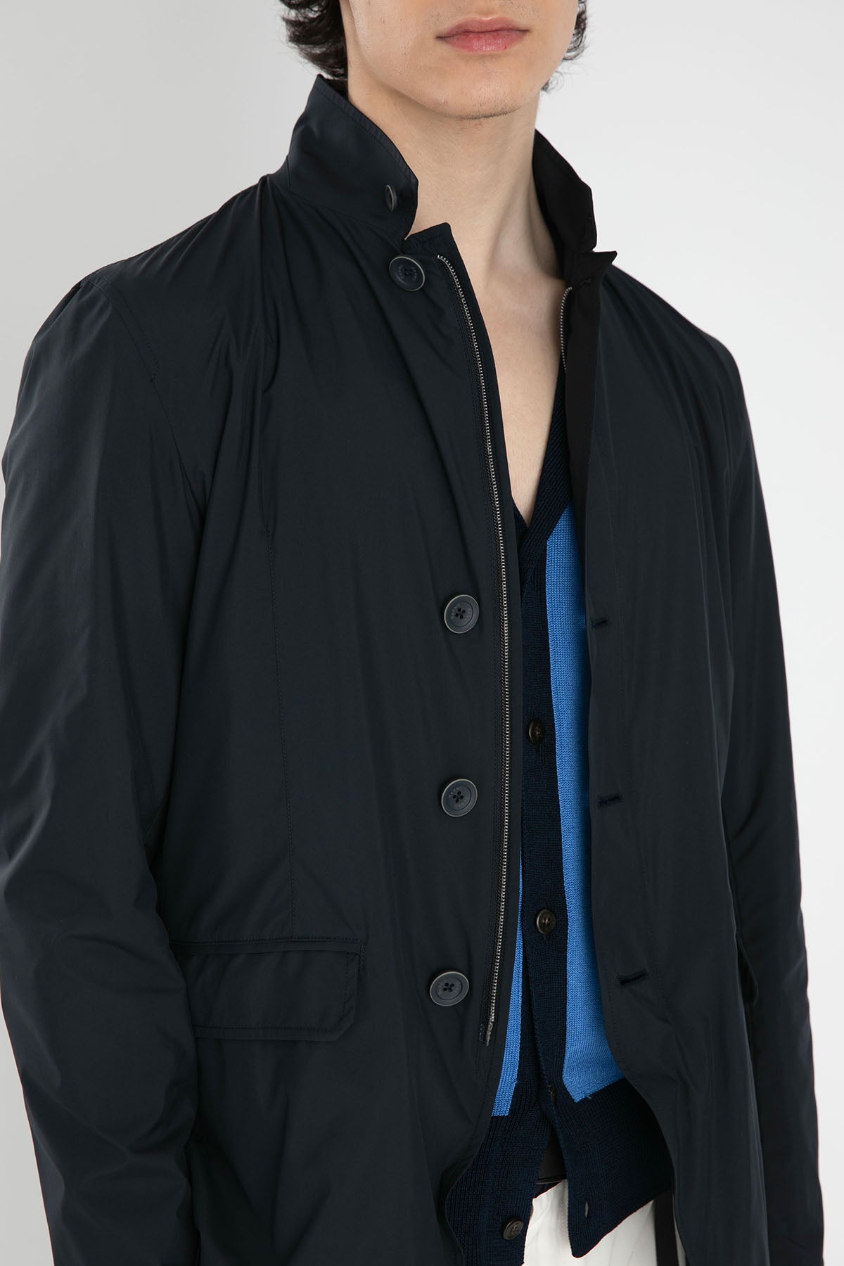 Herno Dik Yaka İnce Ceket Mont-Libas Trendy Fashion Store