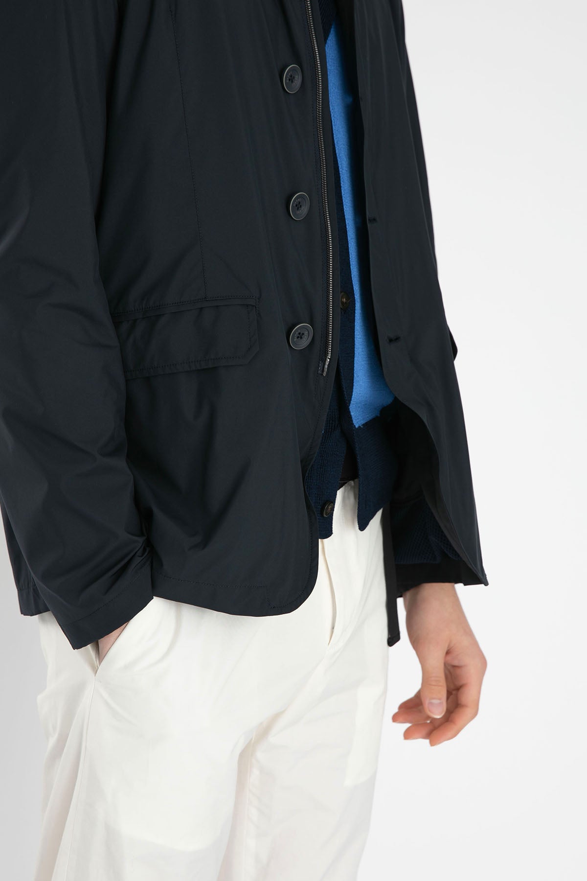 Herno Dik Yaka İnce Ceket Mont-Libas Trendy Fashion Store