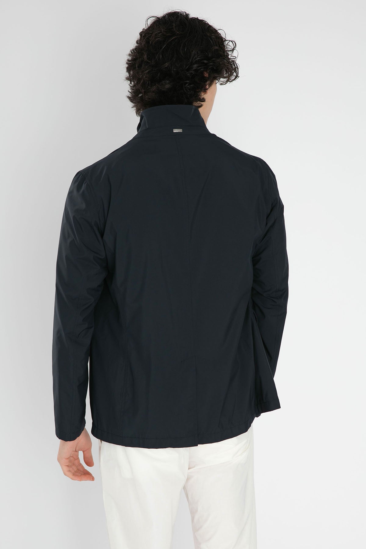 Herno Dik Yaka İnce Ceket Mont-Libas Trendy Fashion Store