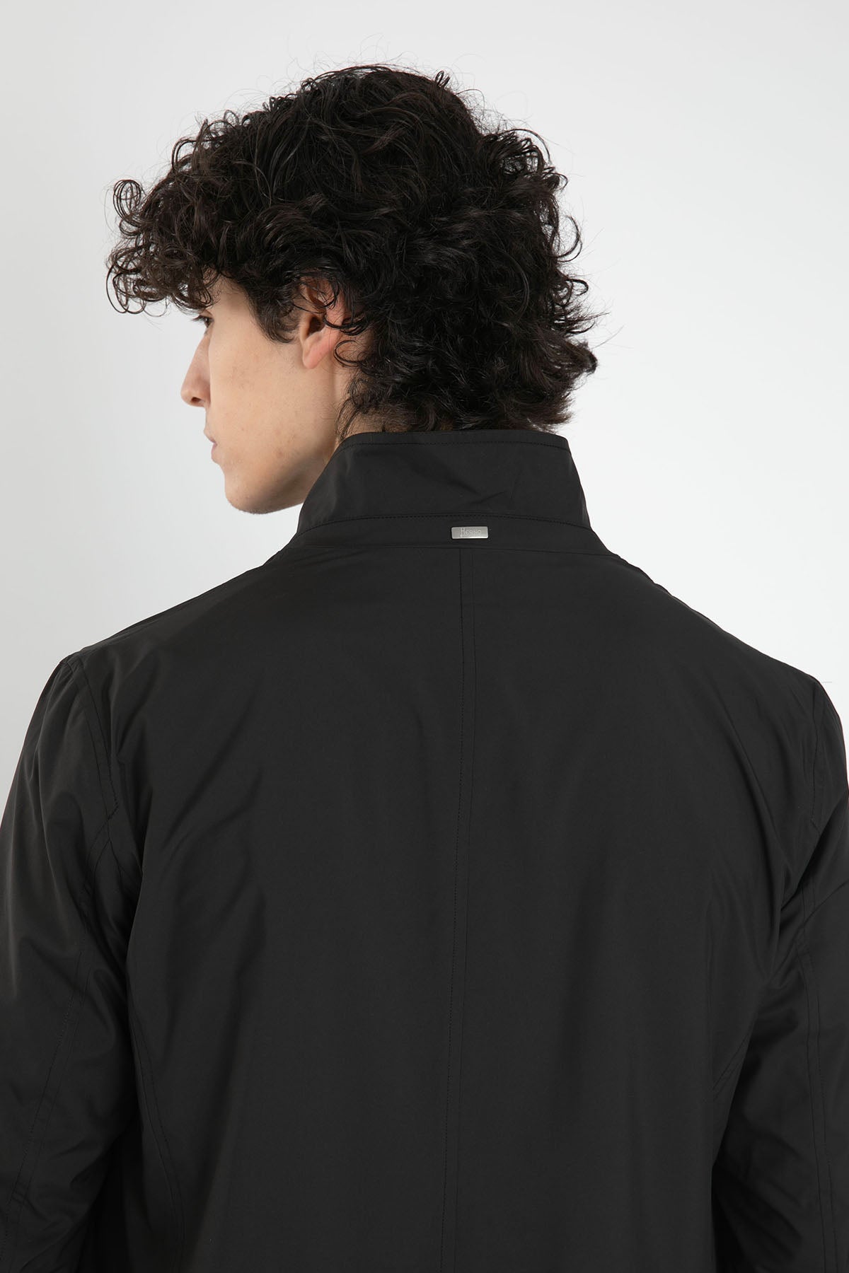 Herno Dik Yaka İnce Ceket Mont