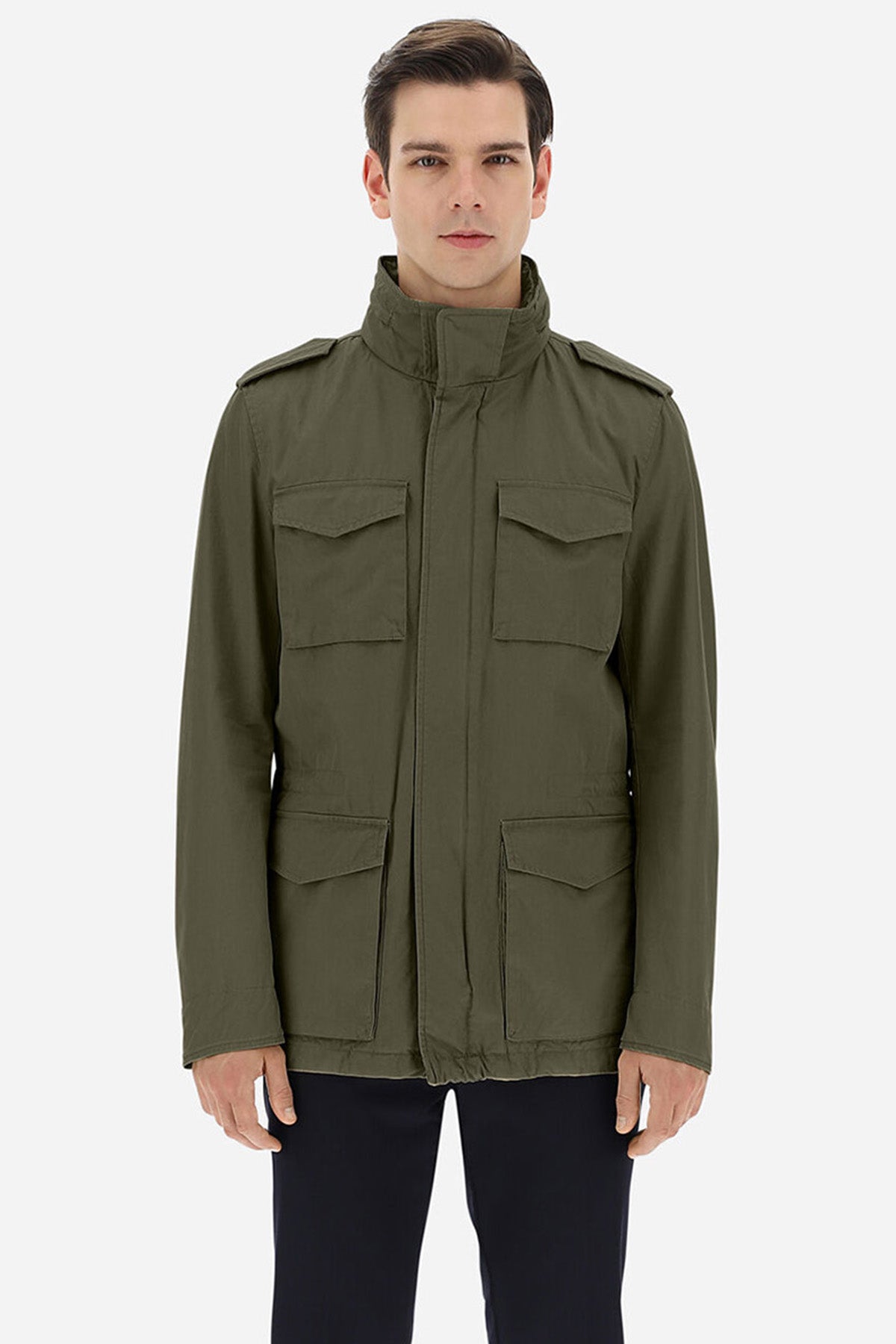 Herno Yıkamalı Kapak Cepli Mont Ceket-Libas Trendy Fashion Store