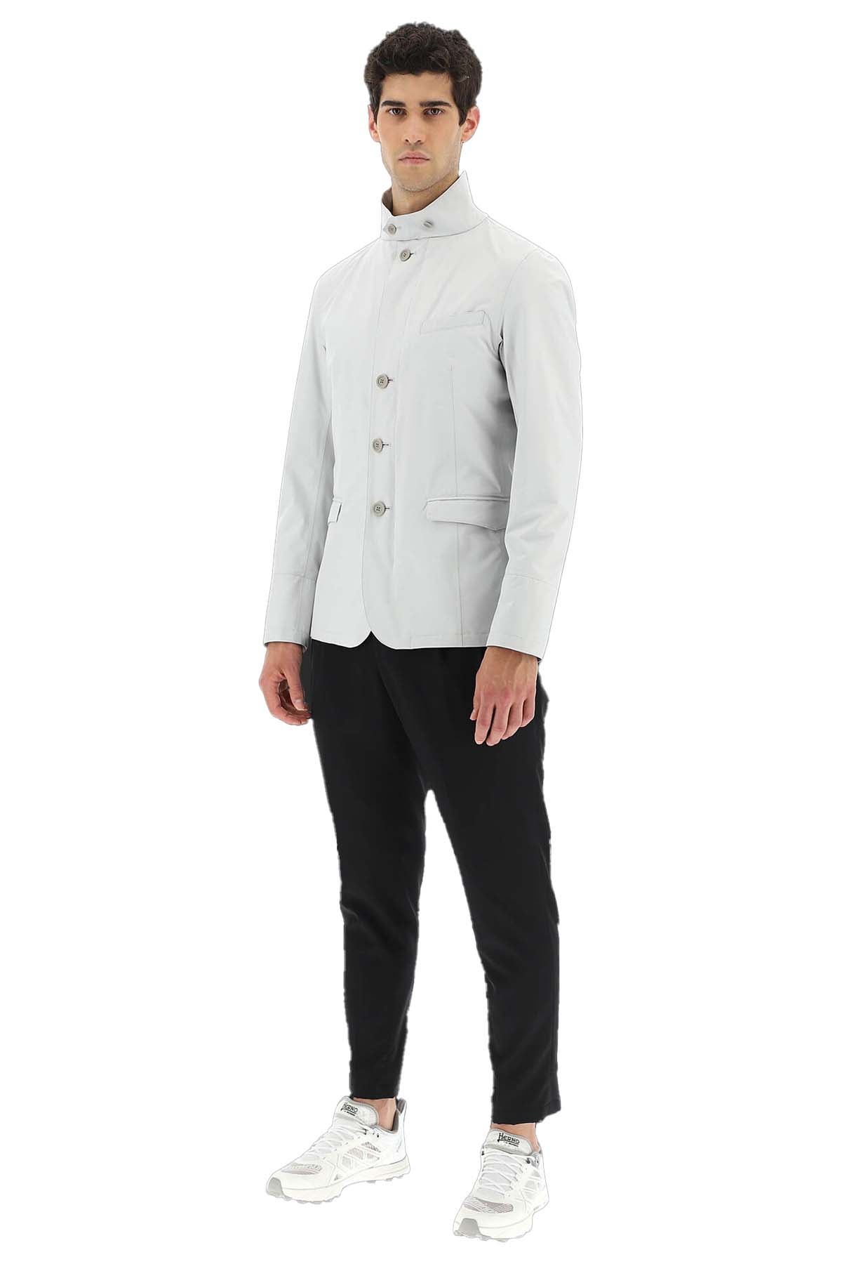 Herno Laminar Slim Fit Dik Yaka İnce Mont Ceket-Libas Trendy Fashion Store