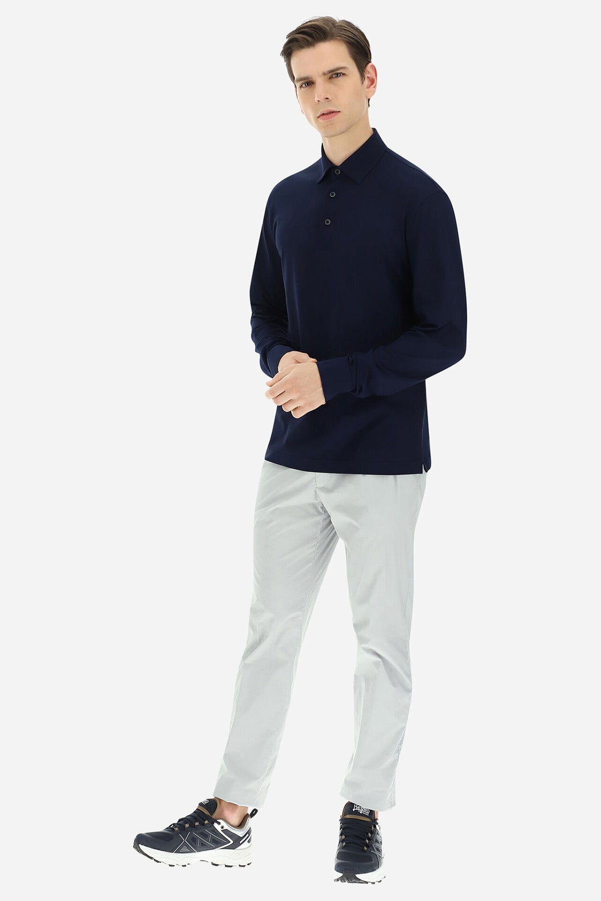 Herno Polo Yaka Uzun Kollu T-shirt-Libas Trendy Fashion Store