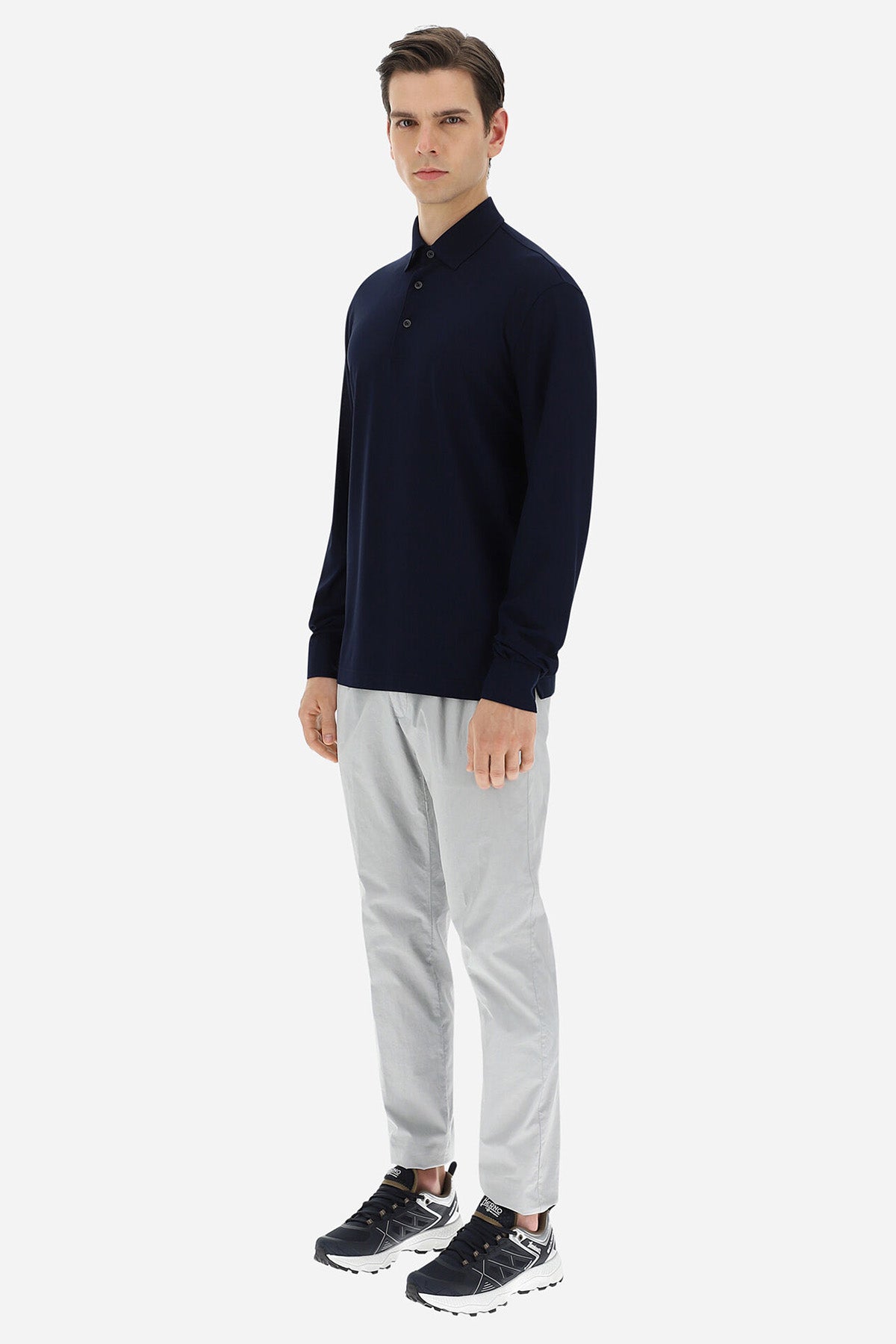 Herno Polo Yaka Uzun Kollu T-shirt-Libas Trendy Fashion Store