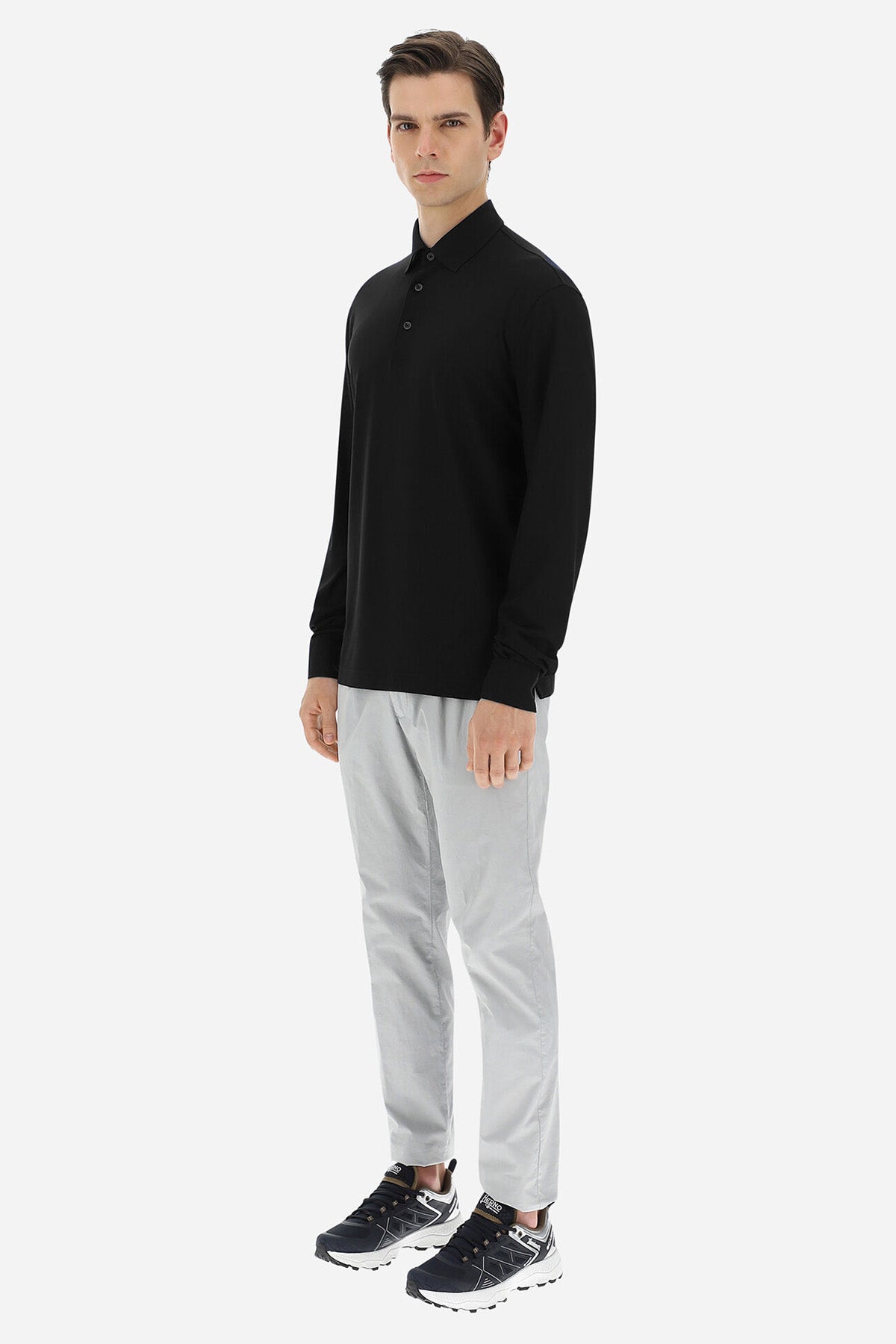 Herno Polo Yaka Uzun Kollu T-shirt-Libas Trendy Fashion Store
