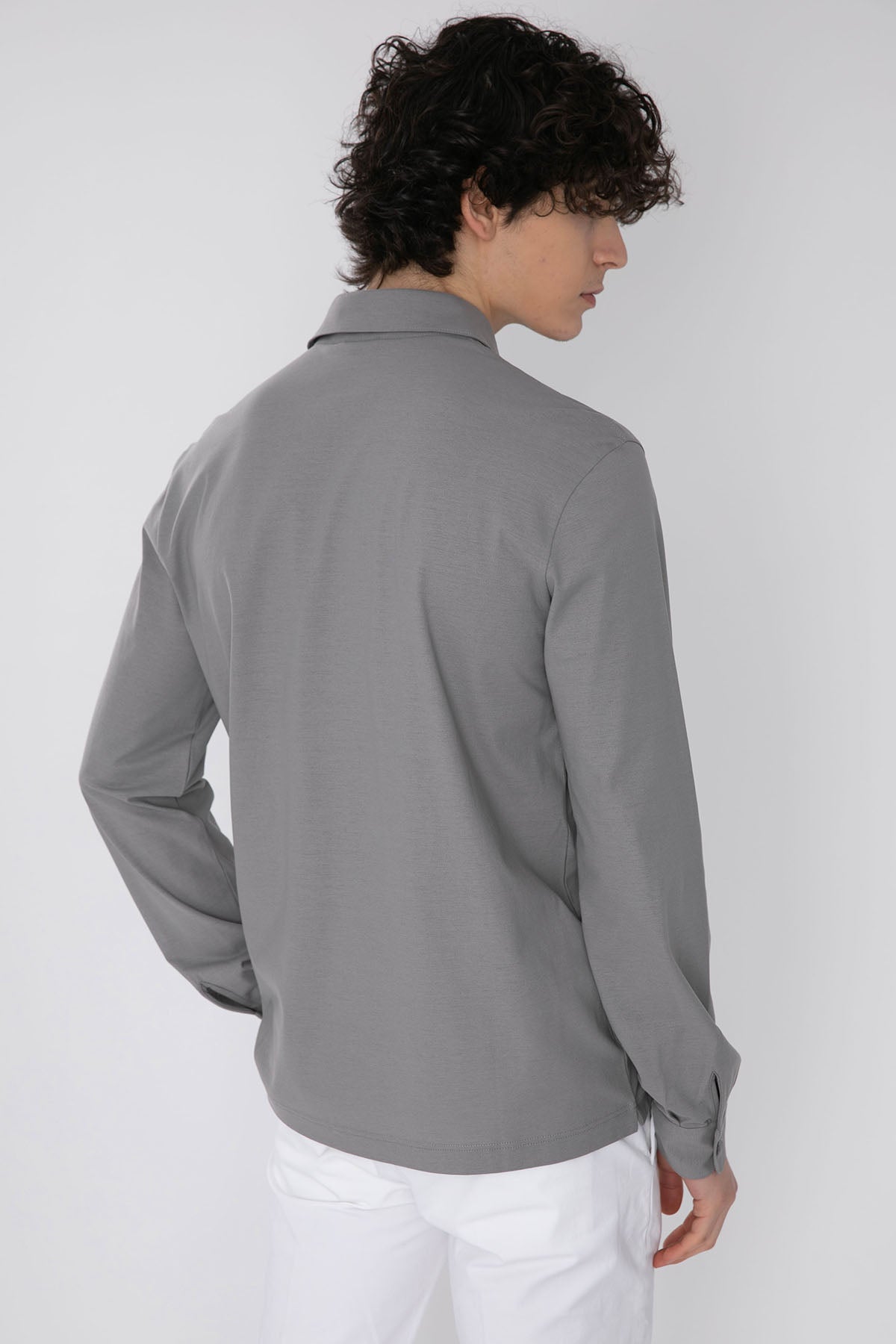 Herno Polo Yaka Uzun Kollu T-shirt-Libas Trendy Fashion Store