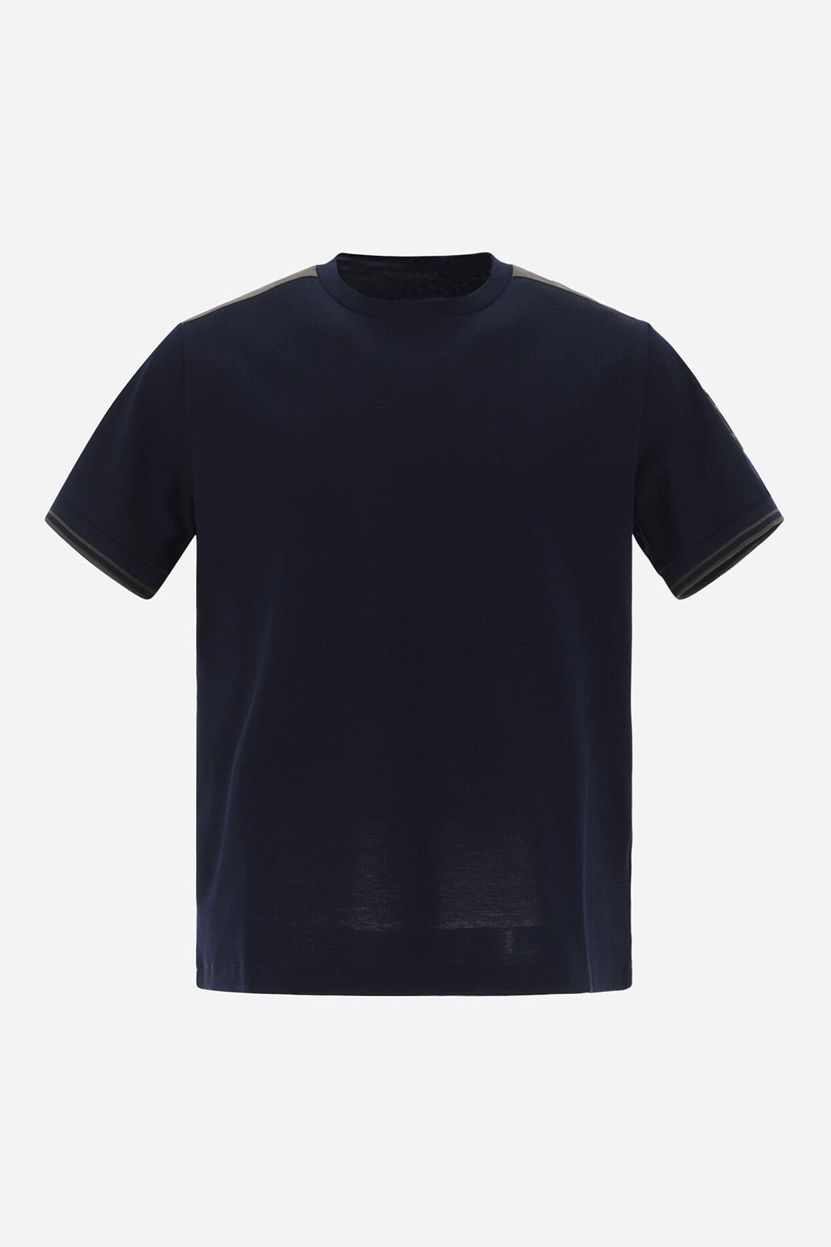 Herno Yuvarlak Yaka Logolu T-shirt-Libas Trendy Fashion Store