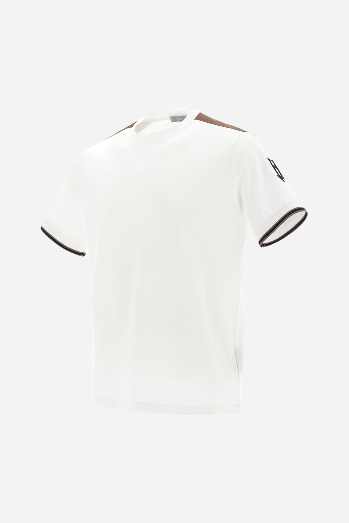 Herno Yuvarlak Yaka Logolu T-shirt-Libas Trendy Fashion Store