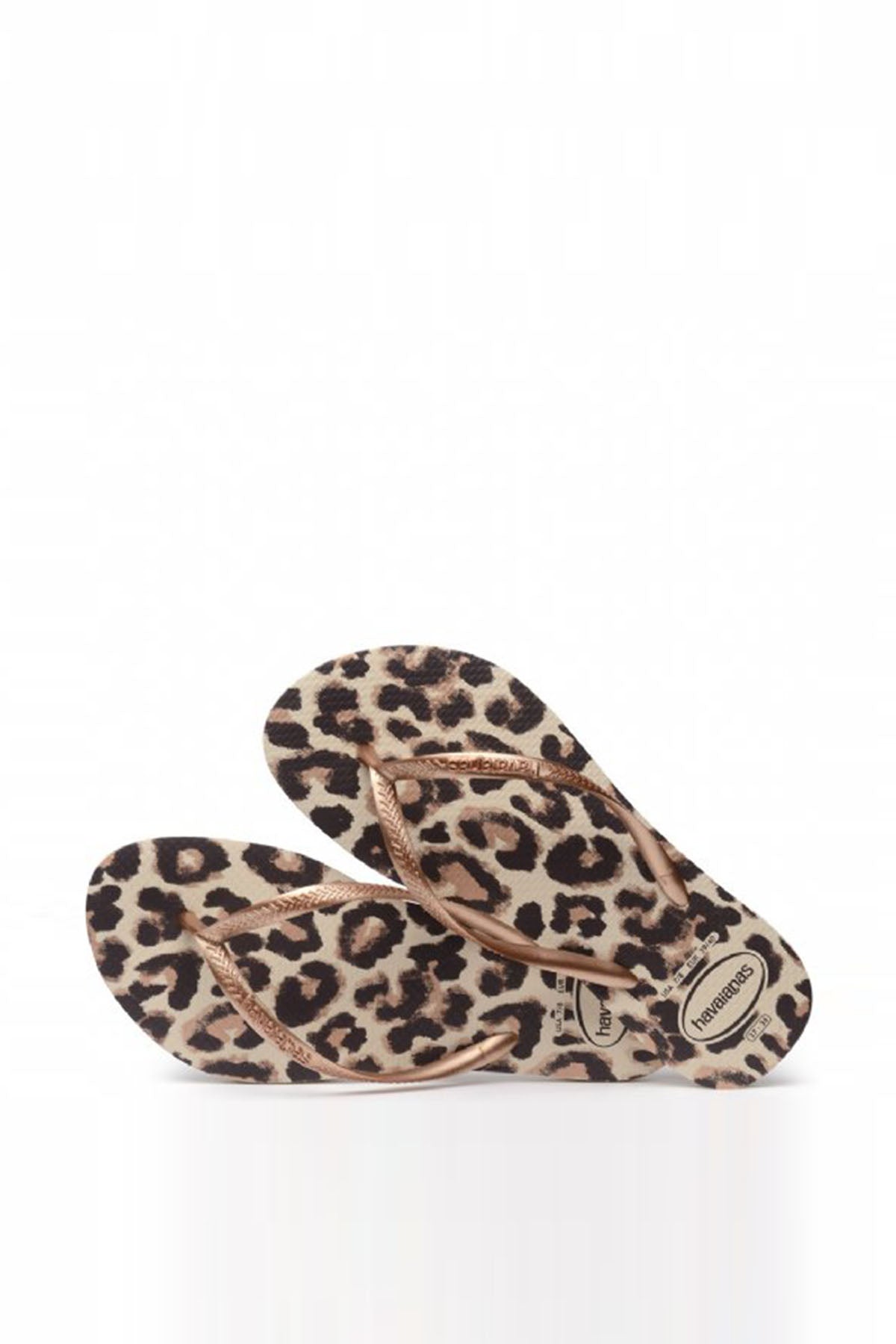 Havaianas Leopar Desenli Parmak Arası Terlik-Libas Trendy Fashion Store