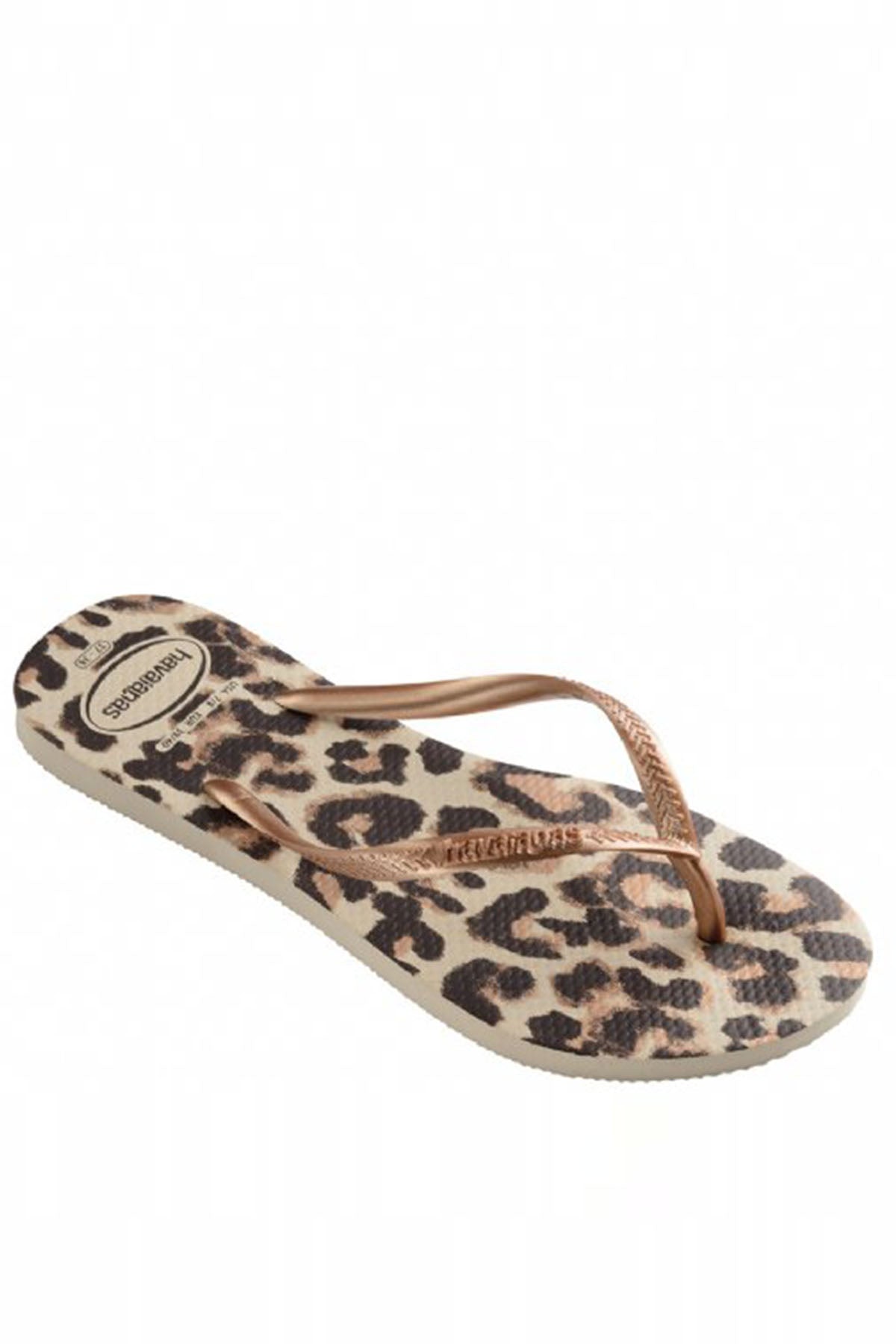 Havaianas Leopar Desenli Parmak Arası Terlik-Libas Trendy Fashion Store