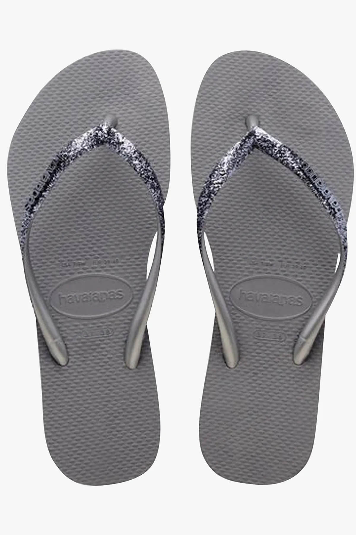Havaianas Slim Glitter Steel Grey Parmak Arası Terlik-Libas Trendy Fashion Store