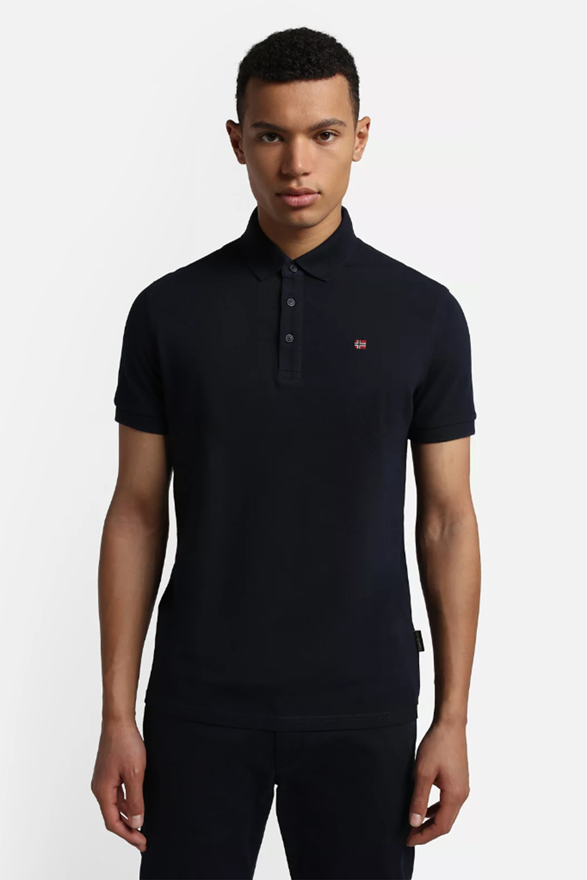 Napapijri Polo Yaka Logolu T-shirt-Libas Trendy Fashion Store