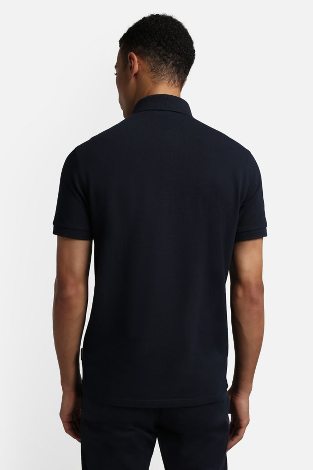 Napapijri Polo Yaka Logolu T-shirt-Libas Trendy Fashion Store