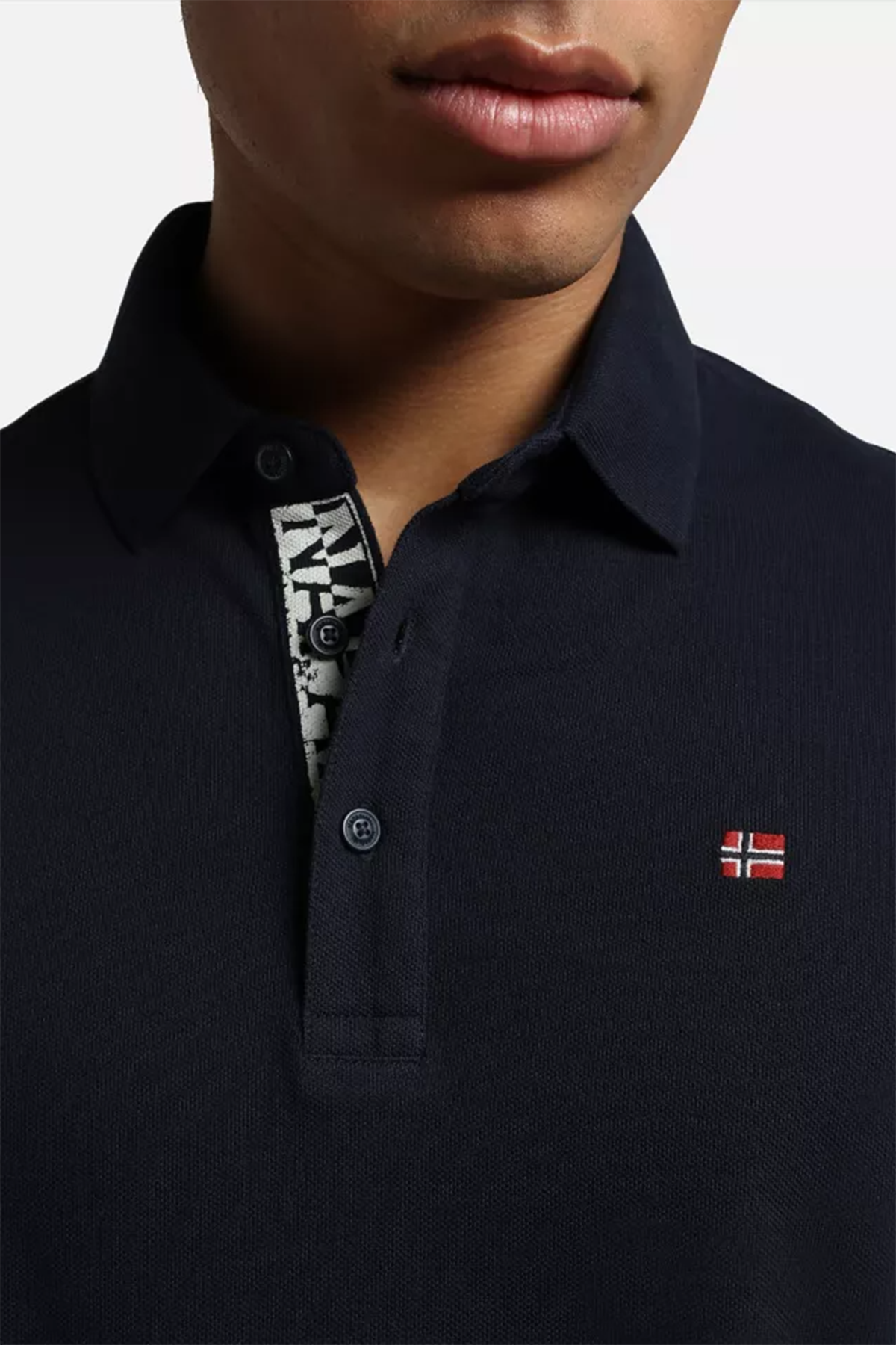 Napapijri Polo Yaka Logolu T-shirt-Libas Trendy Fashion Store