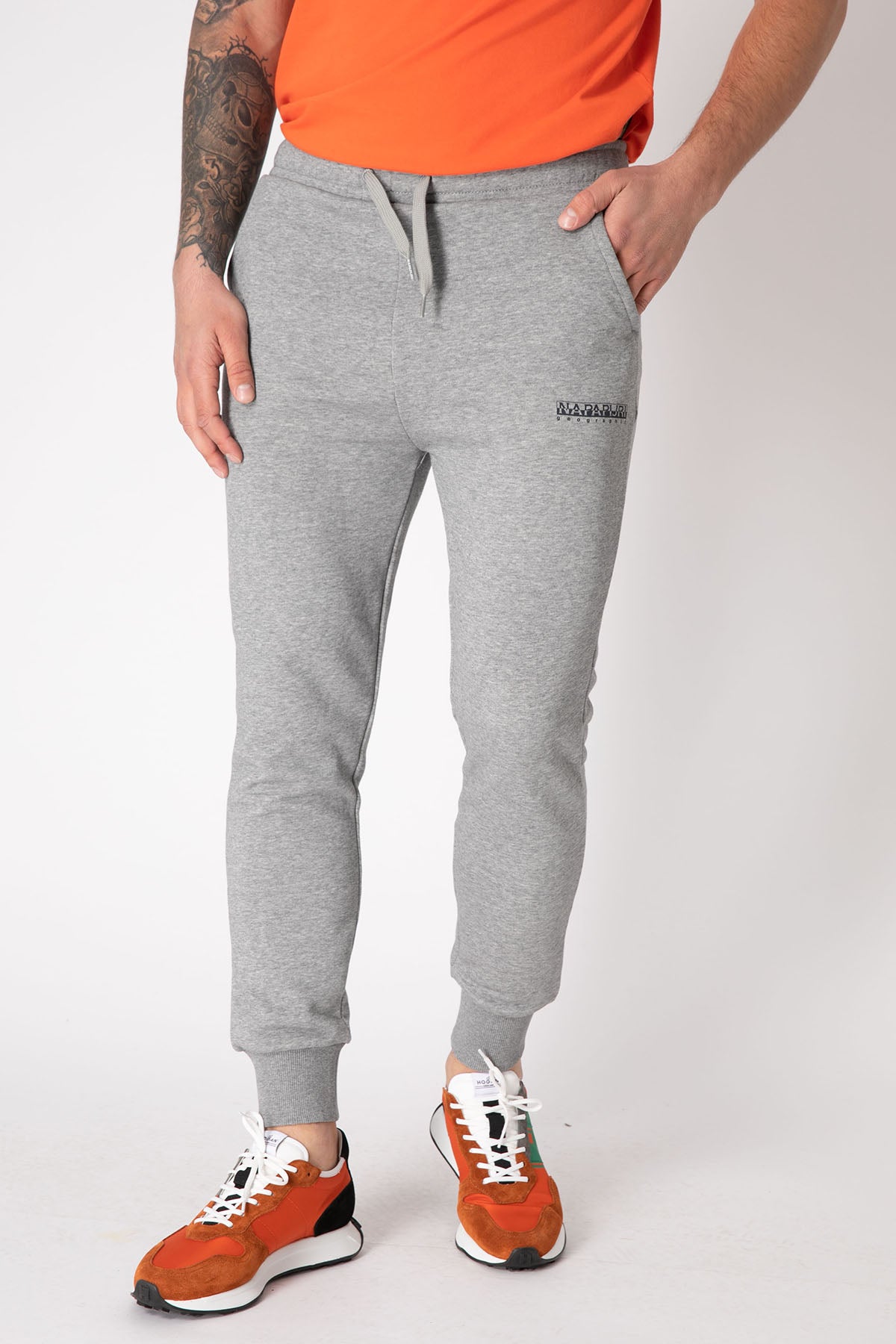 Napapijri Beli Lastikli Eşofman Altı-Libas Trendy Fashion Store