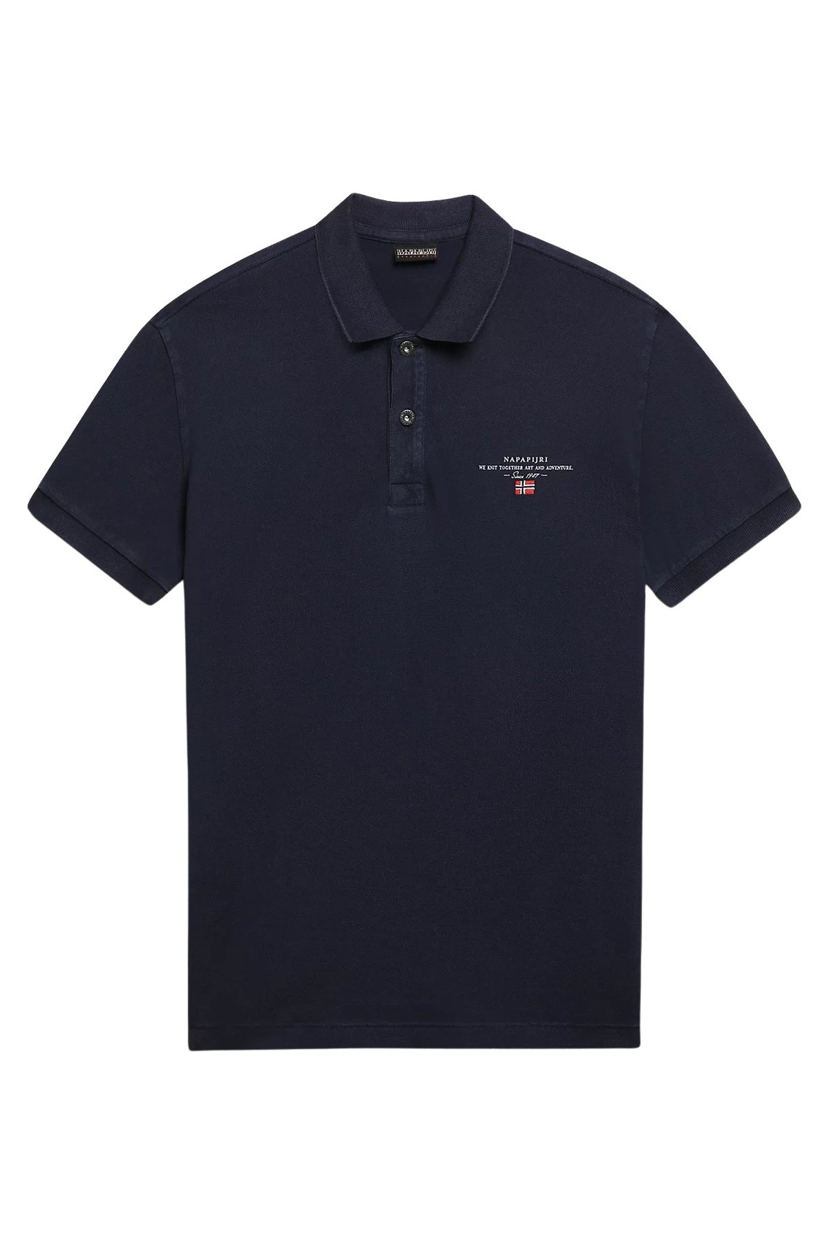 Napapijri Polo Yaka Logolu T-shirt-Libas Trendy Fashion Store