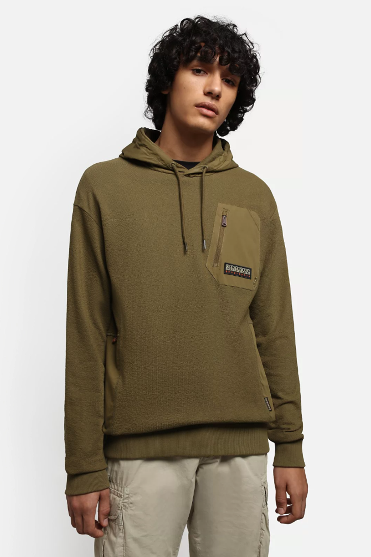 Napapijri Kapüşonlu Cep Detaylı Sweatshirt-Libas Trendy Fashion Store