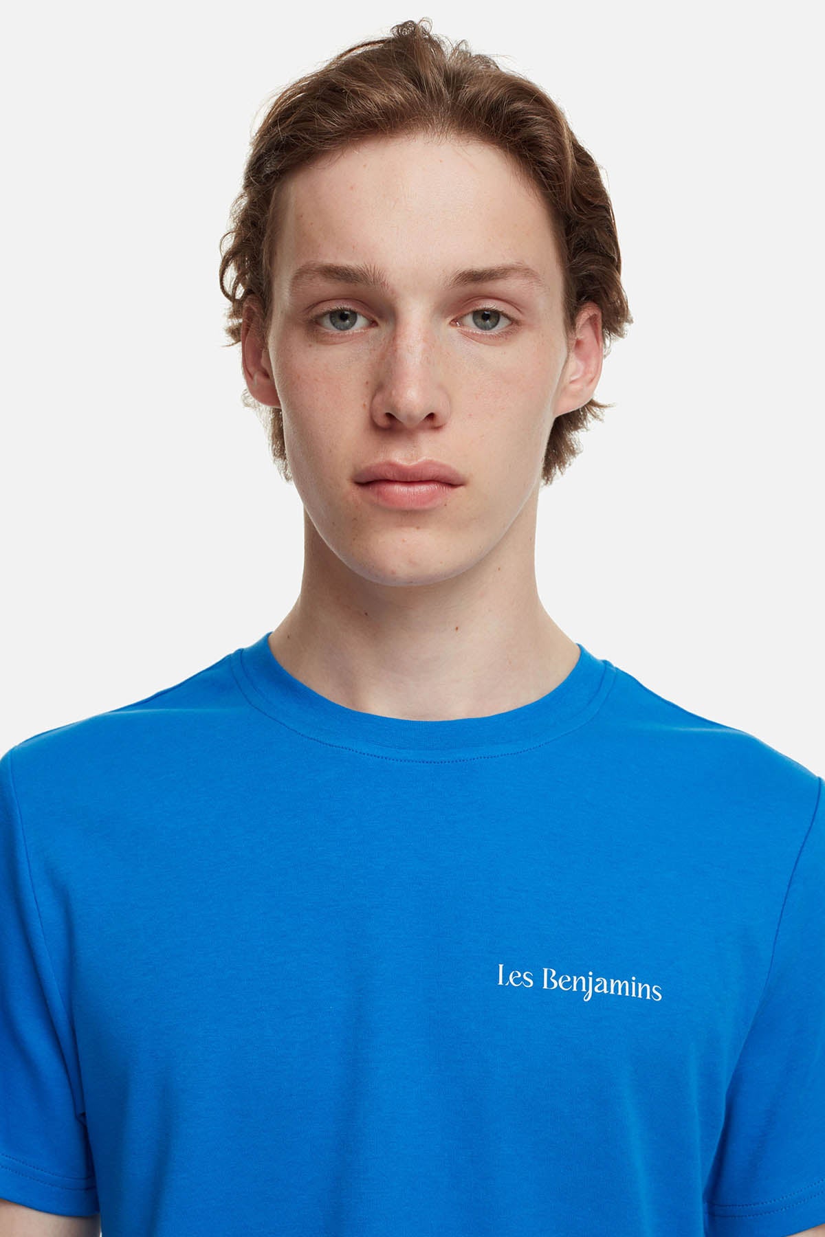 Les Benjamins Yuvarlak Yaka Baskılı T-shirt-Libas Trendy Fashion Store