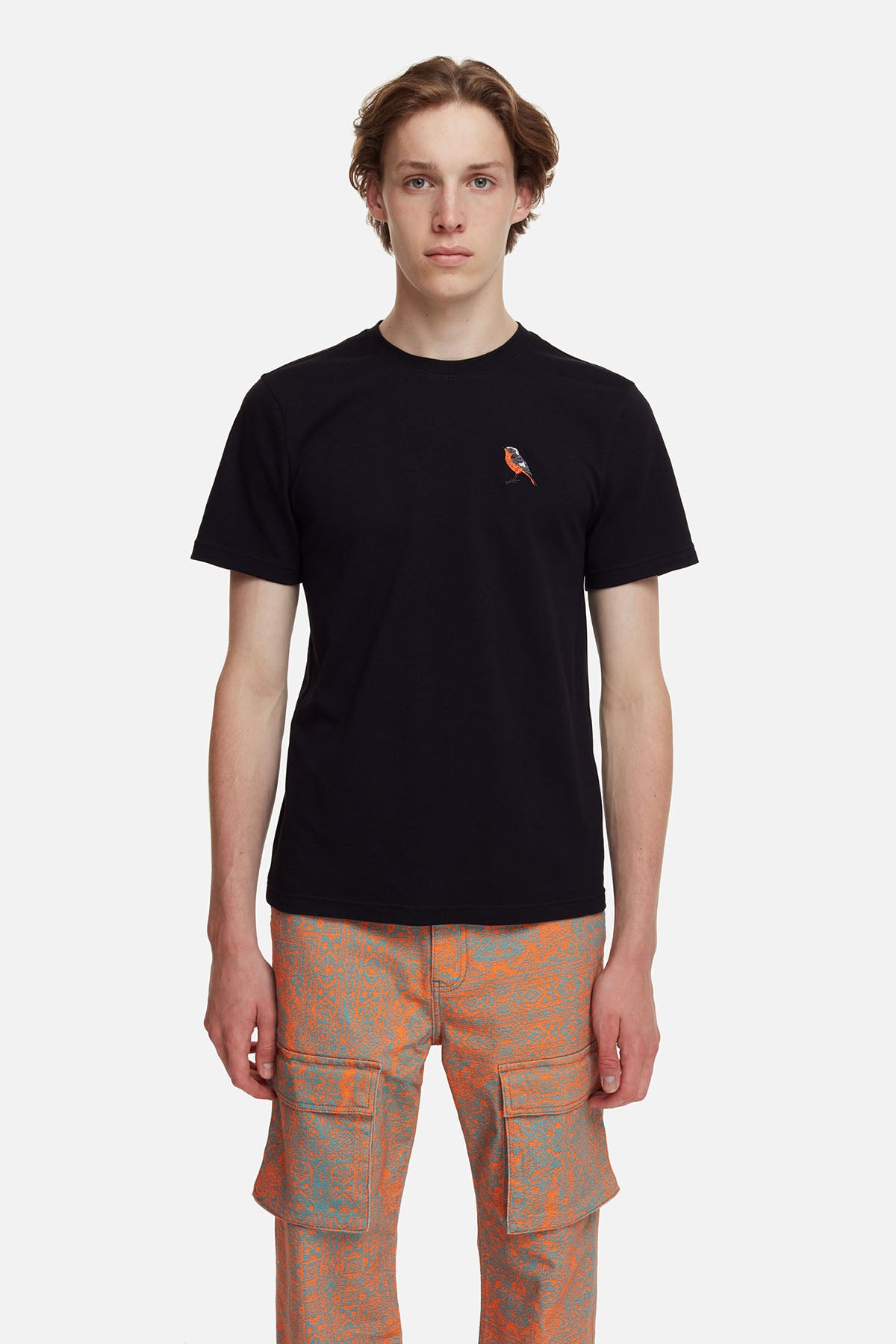 Les Benjamins Yuvarlak Yaka Logolu T-shirt-Libas Trendy Fashion Store