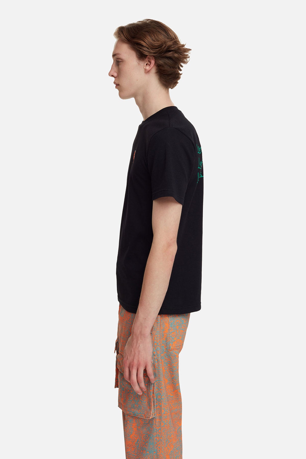 Les Benjamins Yuvarlak Yaka Logolu T-shirt-Libas Trendy Fashion Store