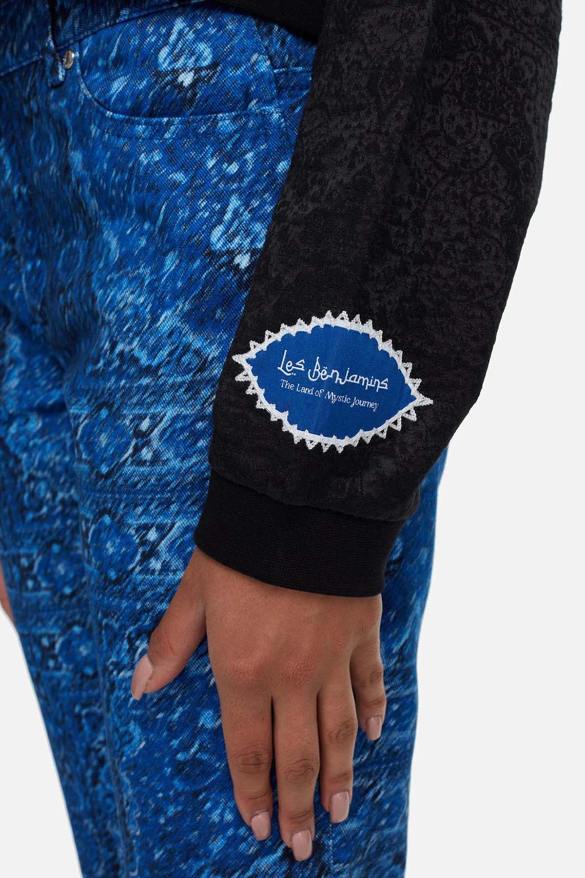 Les Benjamins Geniş Kesim Desenli Sweatshirt-Libas Trendy Fashion Store