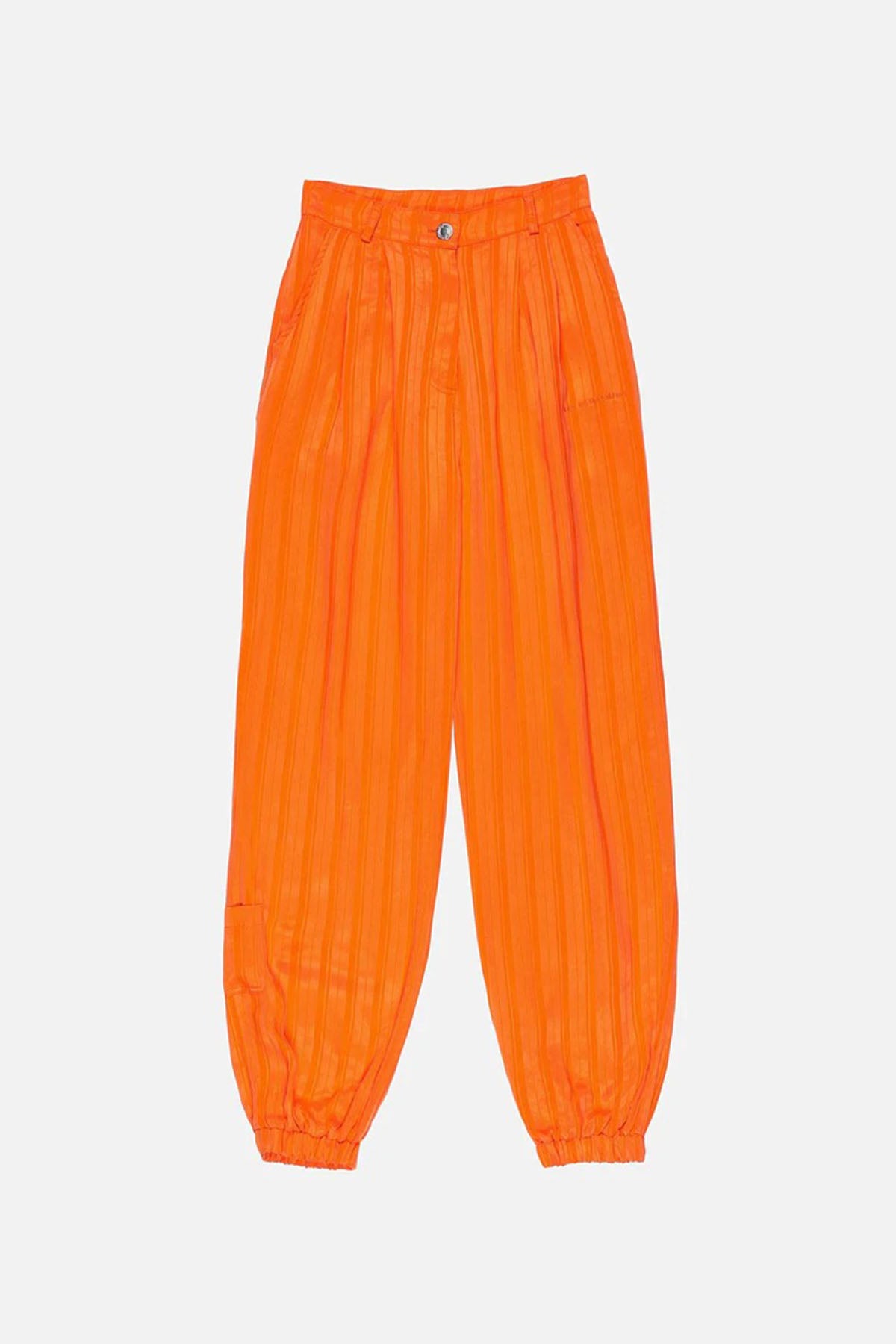 Les Benjamins Paçası Lastikli Çift Pile Yüksek Bel Pantolon-Libas Trendy Fashion Store