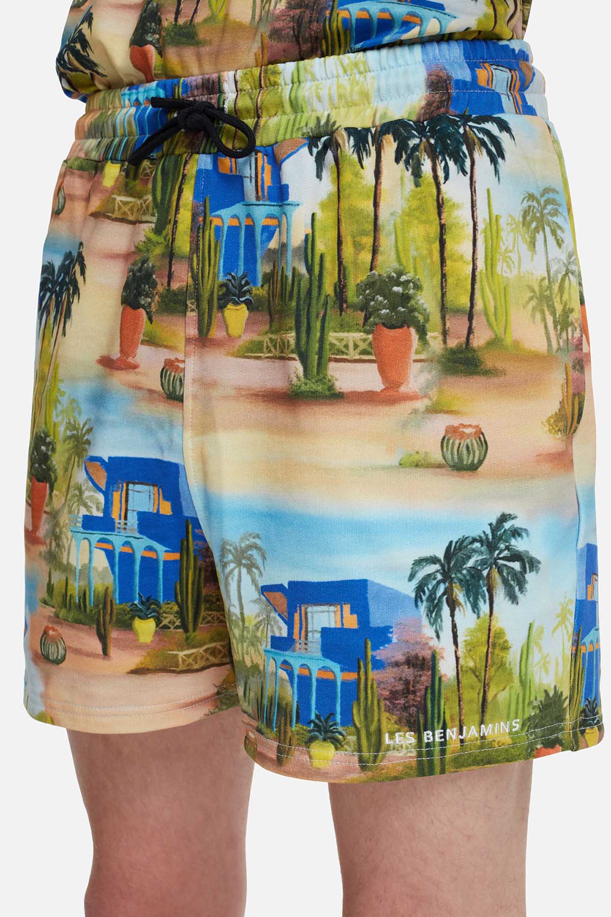 Les Benjamins Beli Lastikli Desenli Şort-Libas Trendy Fashion Store