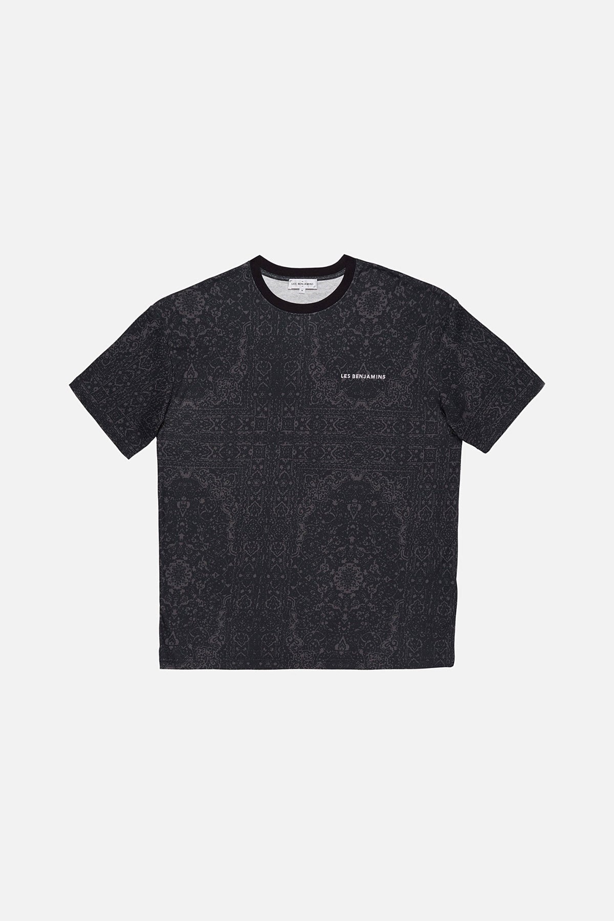 Les Benjamins Yuvarlak Yaka Desenli T-shirt-Libas Trendy Fashion Store