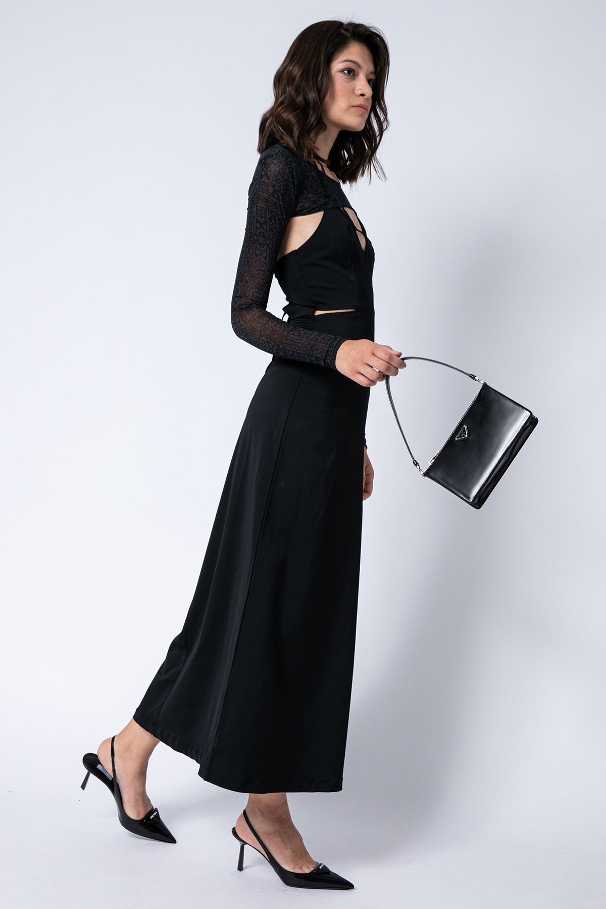 Les Benjamins Maxi Elbise-Libas Trendy Fashion Store