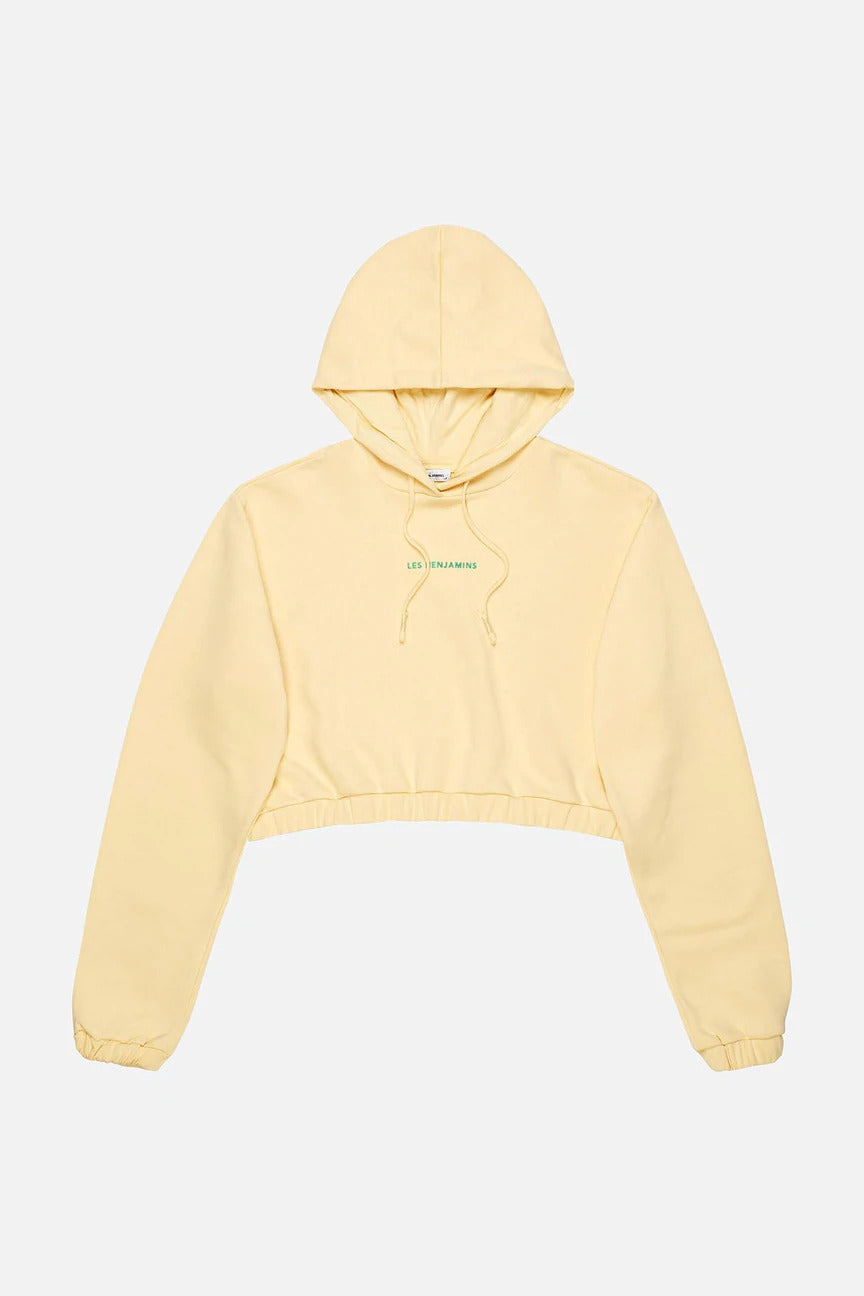 Les Benjamins Geniş Kesim Kapüşonlu Crop Sweatshirt-Libas Trendy Fashion Store