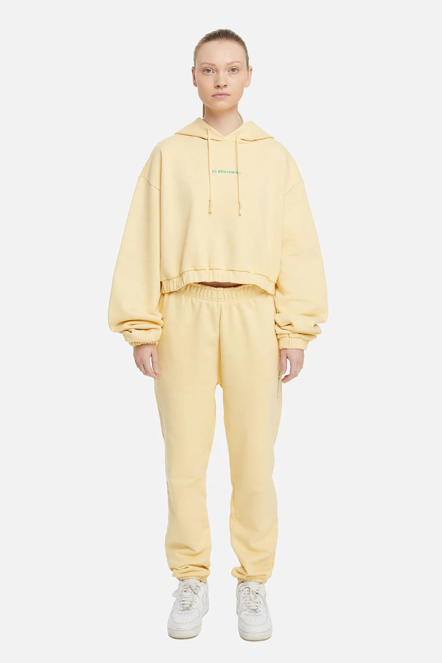 Les Benjamins Geniş Kesim Kapüşonlu Crop Sweatshirt-Libas Trendy Fashion Store