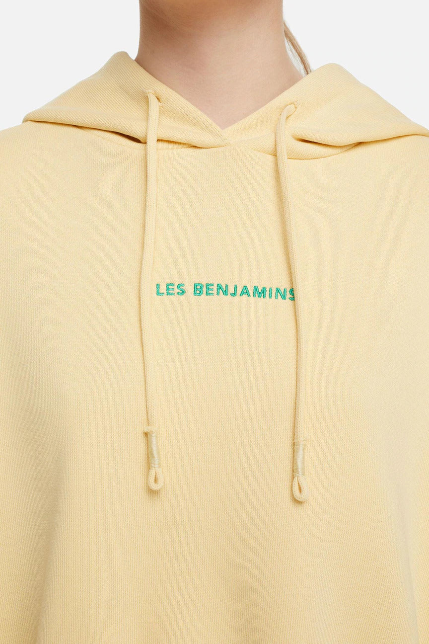 Les Benjamins Geniş Kesim Kapüşonlu Crop Sweatshirt-Libas Trendy Fashion Store
