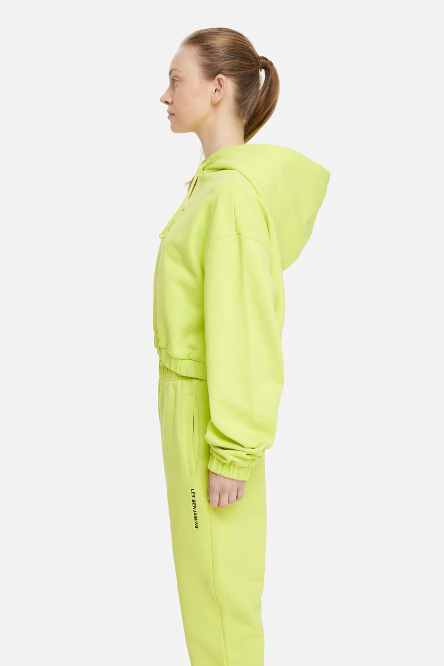 Les Benjamins Geniş Kesim Kapüşonlu Crop Sweatshirt-Libas Trendy Fashion Store