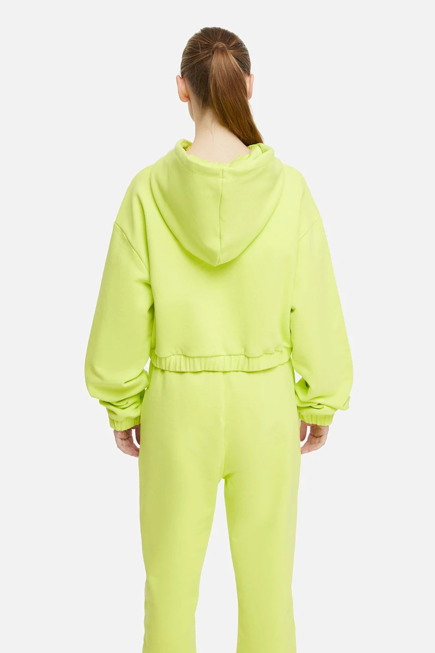 Les Benjamins Geniş Kesim Kapüşonlu Crop Sweatshirt-Libas Trendy Fashion Store