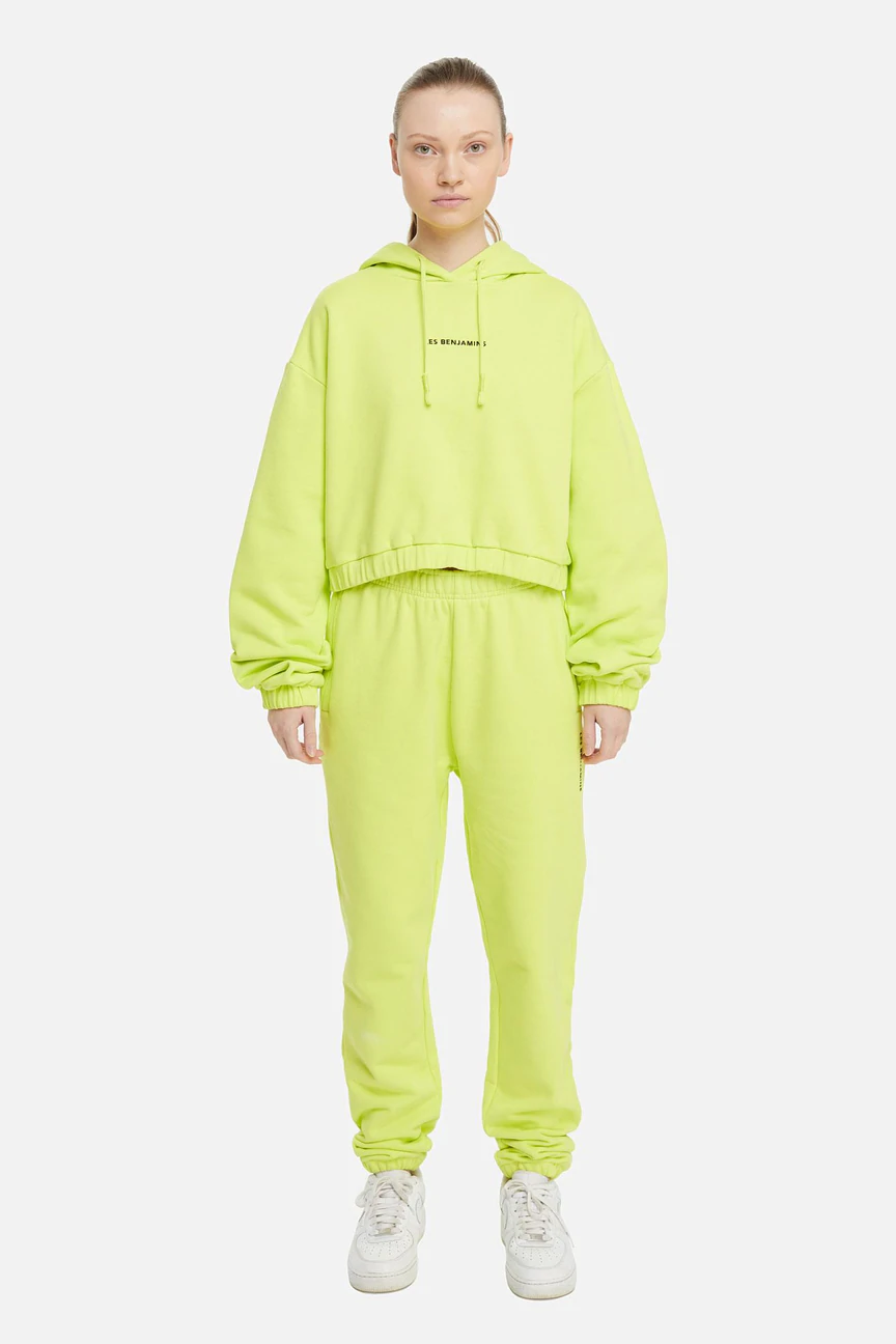 Les Benjamins Geniş Kesim Kapüşonlu Crop Sweatshirt-Libas Trendy Fashion Store