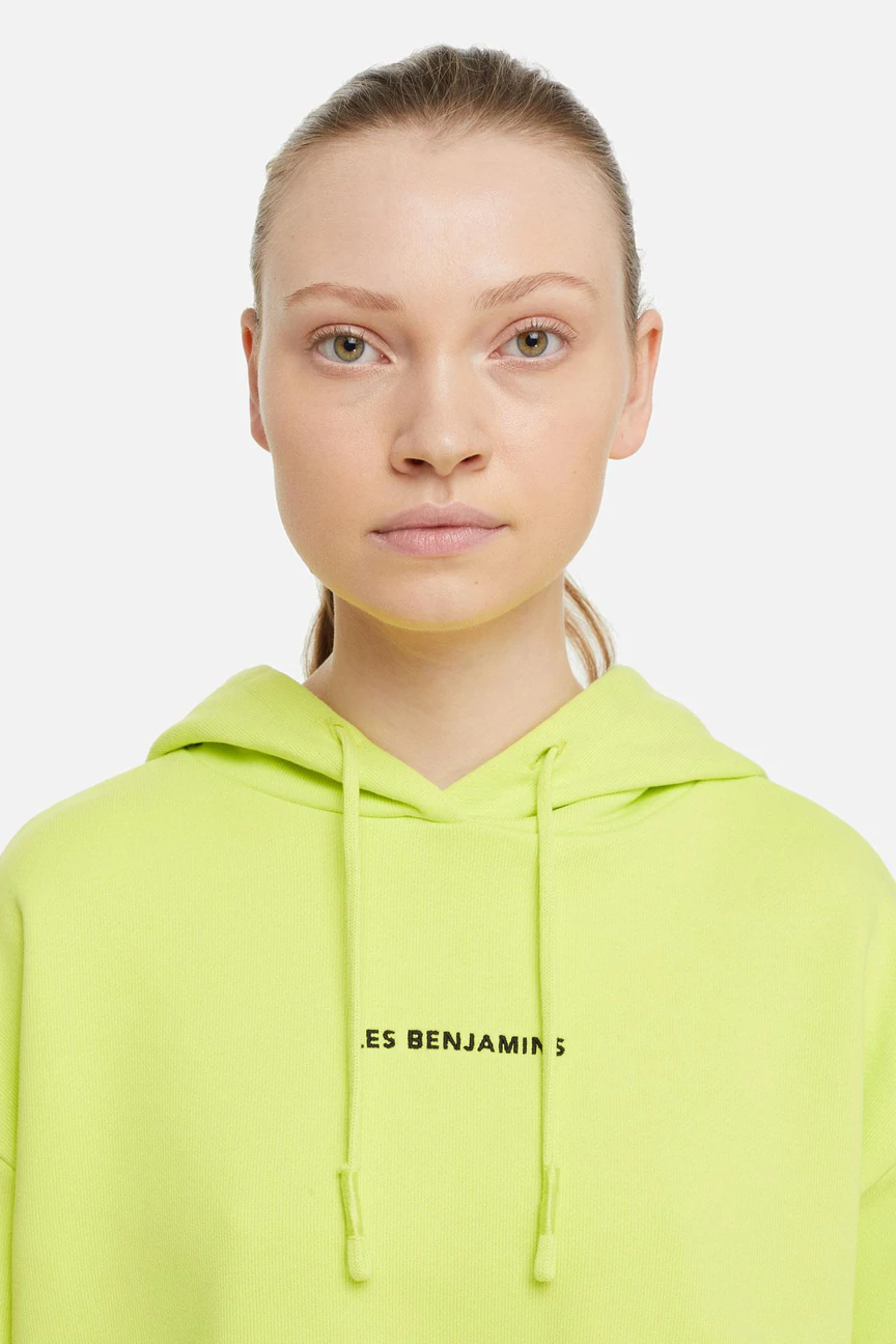 Les Benjamins Geniş Kesim Kapüşonlu Crop Sweatshirt-Libas Trendy Fashion Store