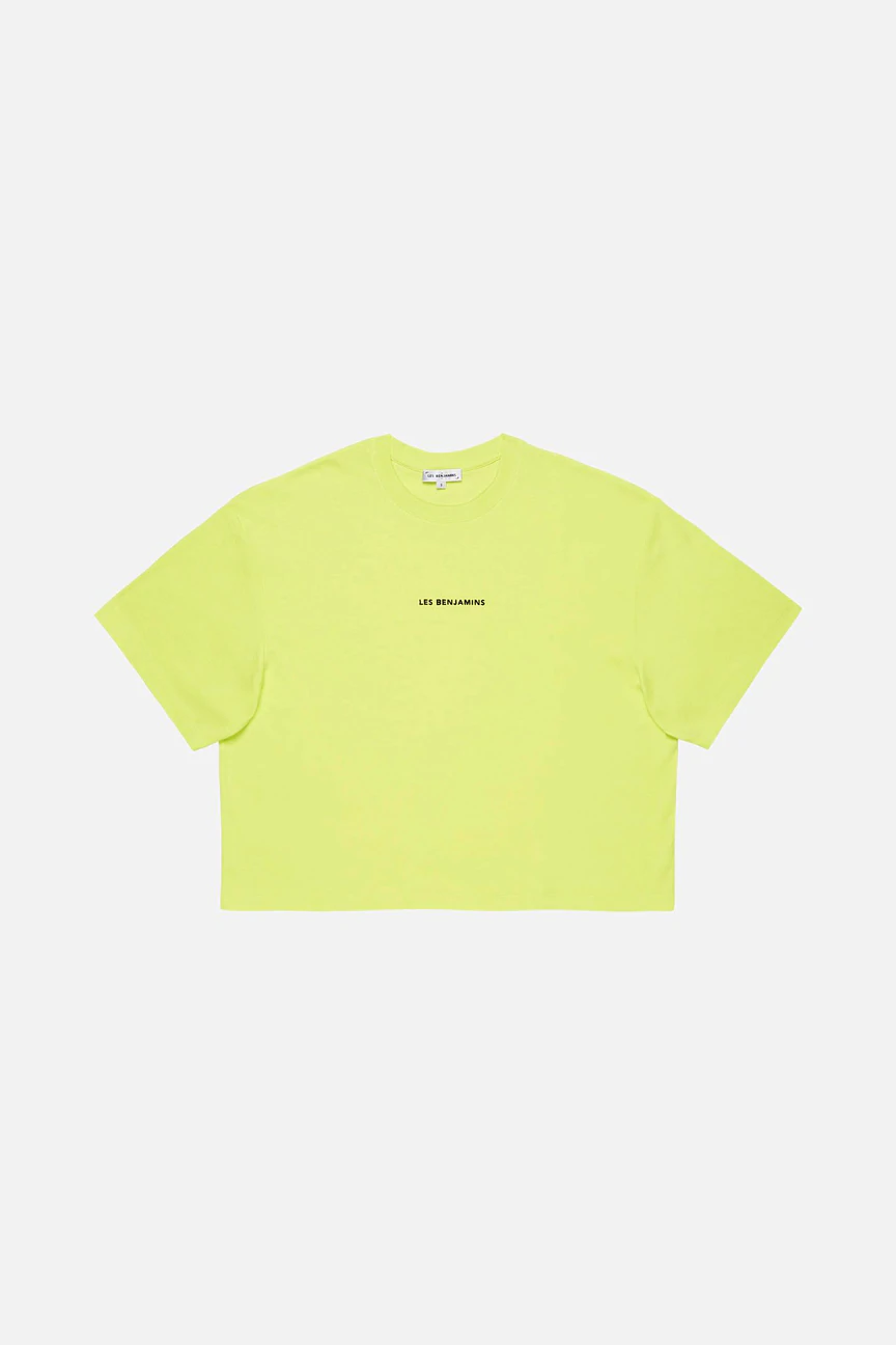 Les Benjamins Geniş Kesim Logolu T-shirt-Libas Trendy Fashion Store