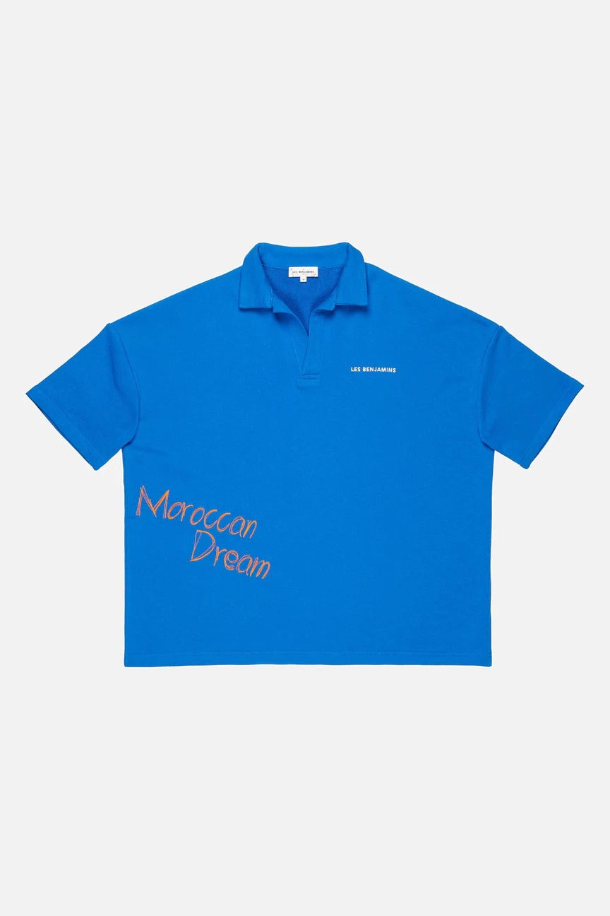 Les Benjamins Geniş Kesim Logolu Polo Yaka T-shirt-Libas Trendy Fashion Store