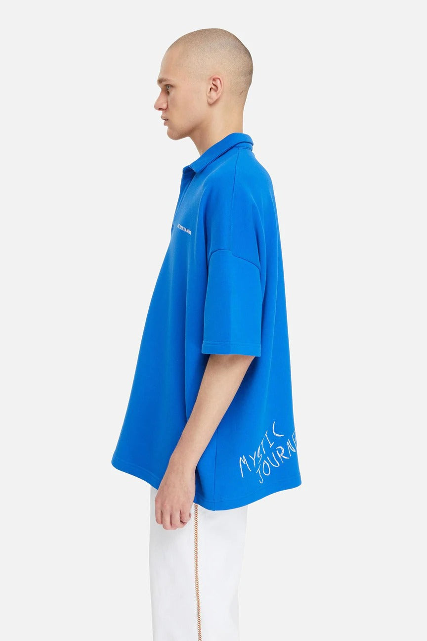 Les Benjamins Geniş Kesim Logolu Polo Yaka T-shirt-Libas Trendy Fashion Store