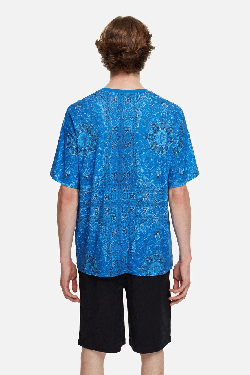 Les Benjamins Geniş Kesim Desenli T-shirt-Libas Trendy Fashion Store