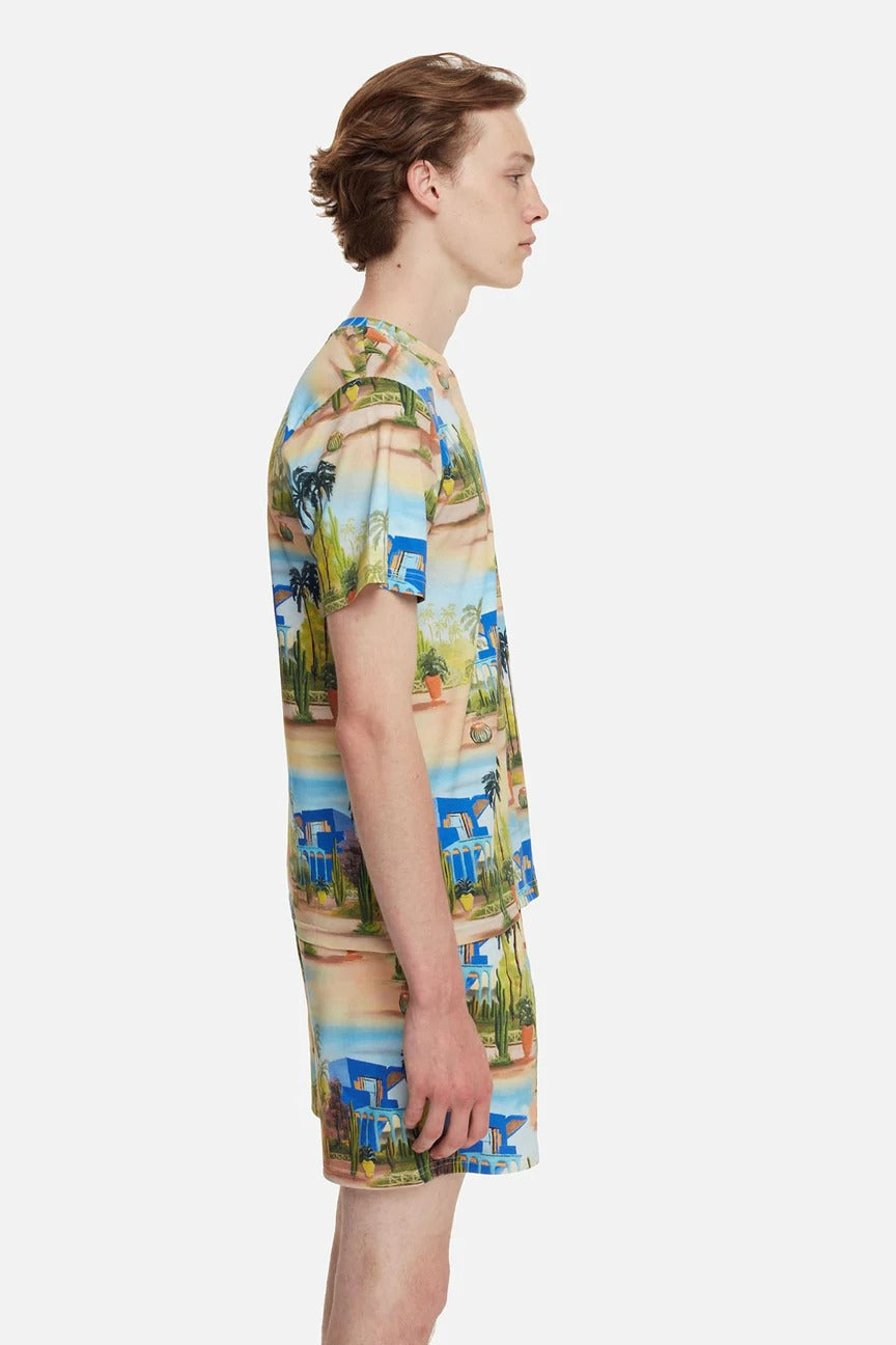 Les Benjamins Regular Fit Desenli T-shirt-Libas Trendy Fashion Store