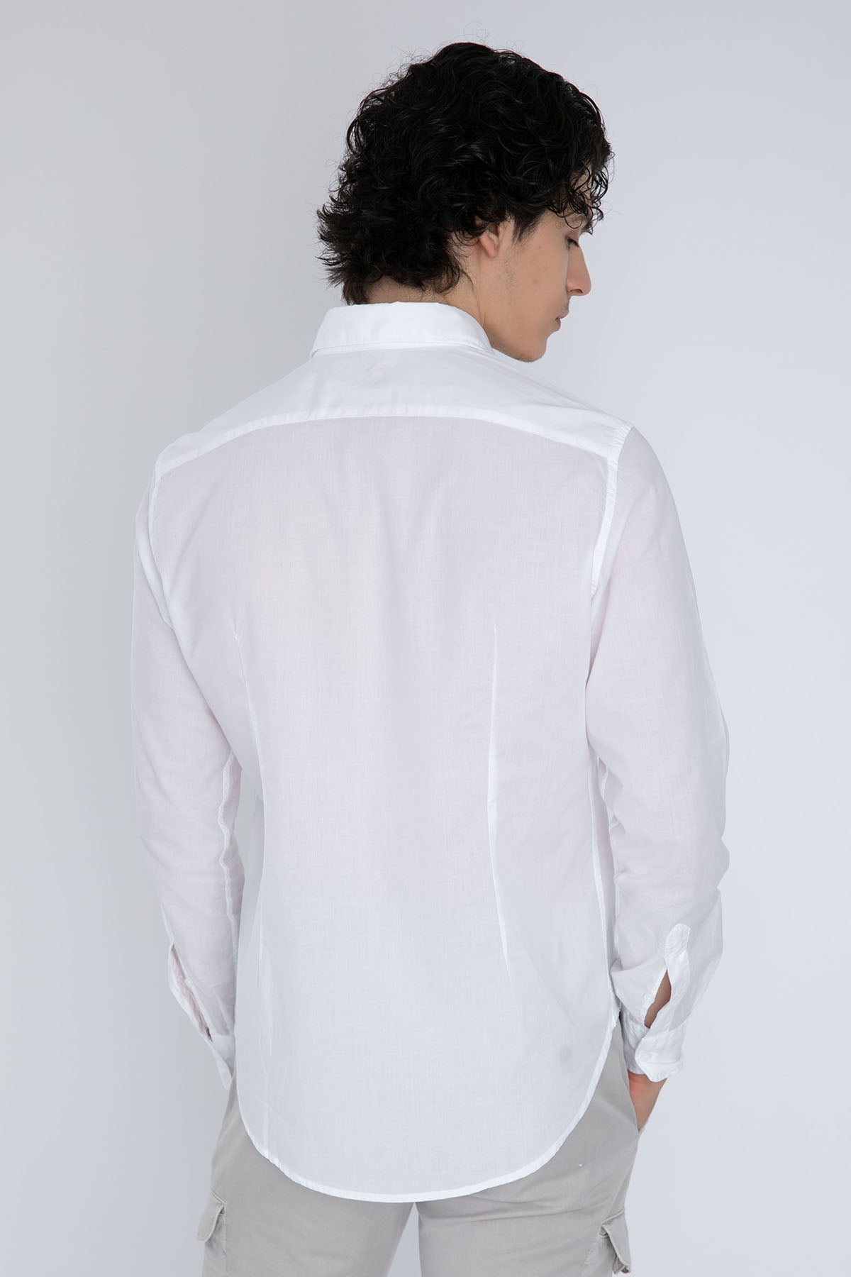 Fradi Fransız Yaka Yıkamalı Gömlek-Libas Trendy Fashion Store