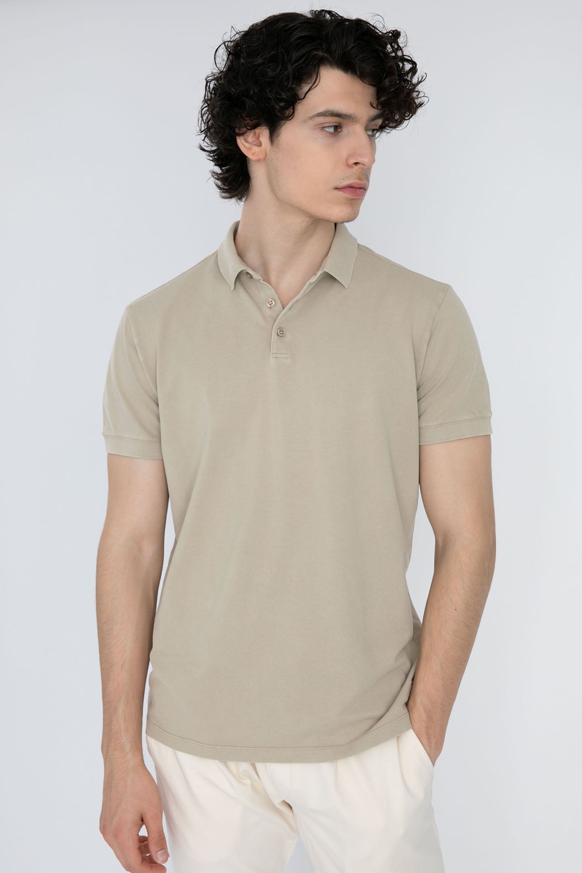 Fradi Streç Polo Yaka T-shirt-Libas Trendy Fashion Store