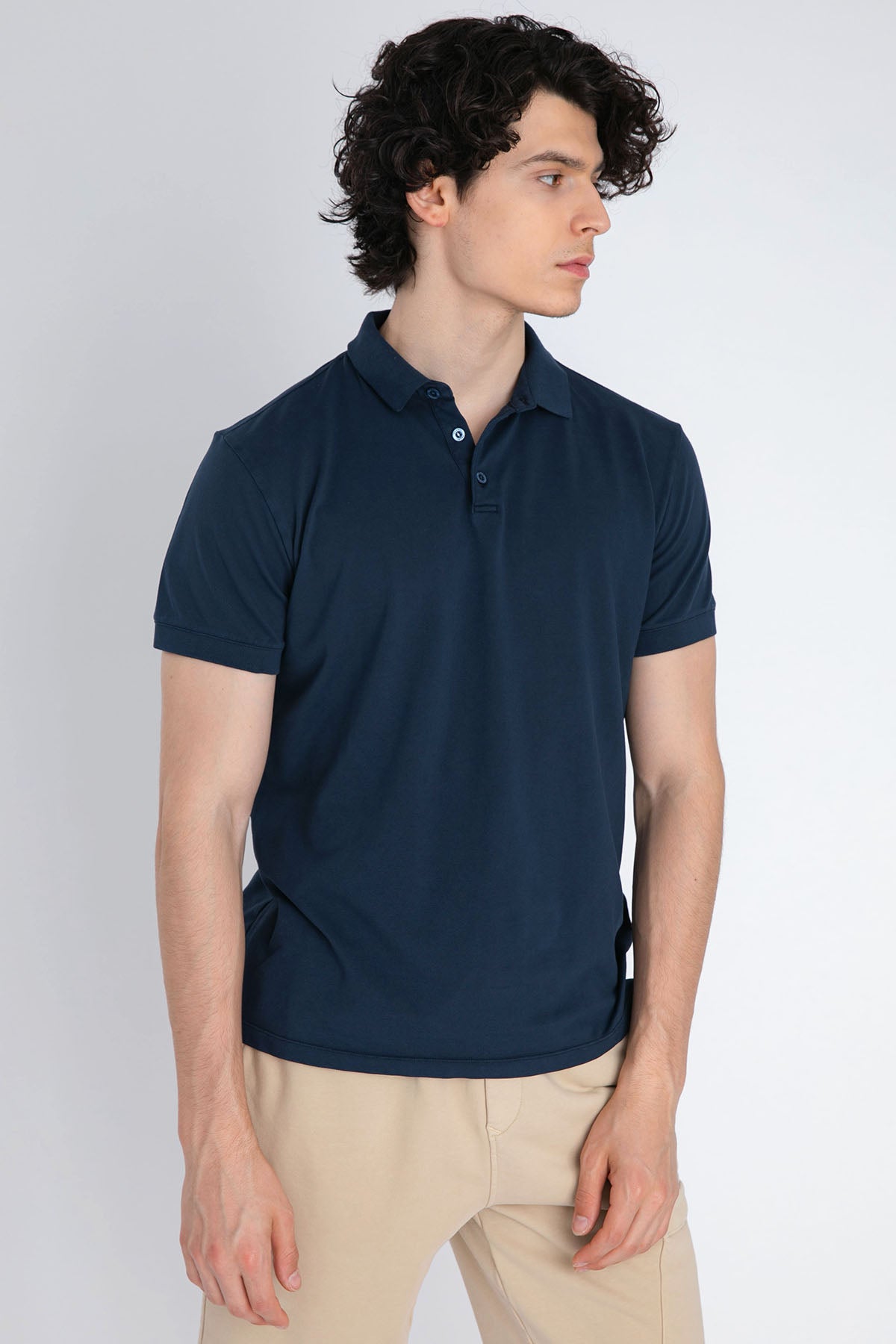 Fradi Streç Polo Yaka T-shirt-Libas Trendy Fashion Store